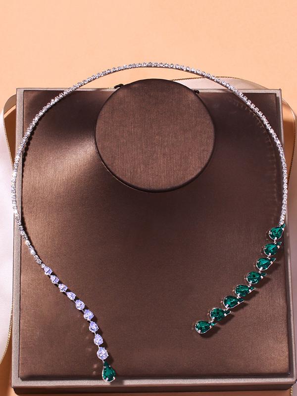 Original Stylish Statement Crystal Necklace Product Image