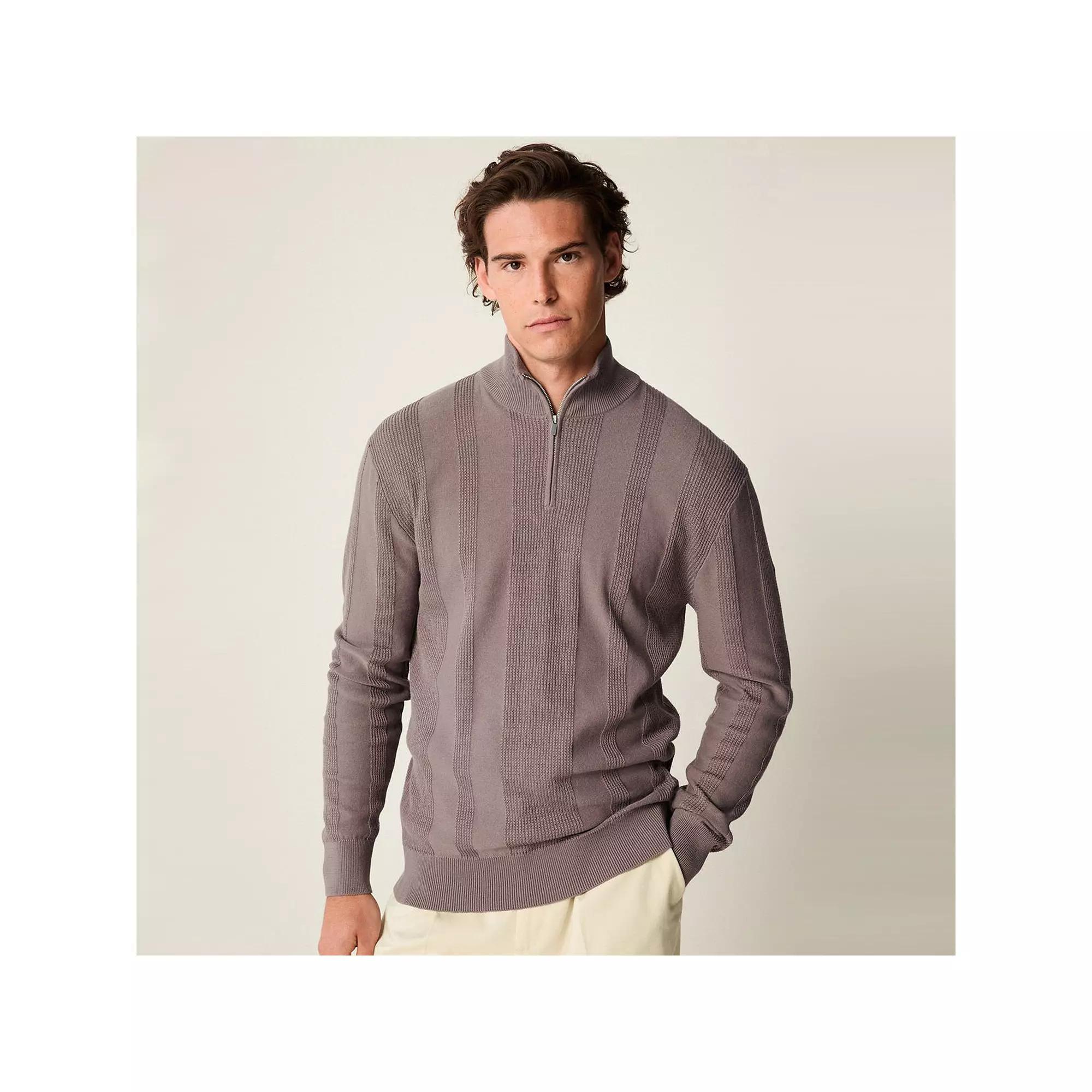 Mens NEXT Quater Zip Roll Neck Sweater Product Image