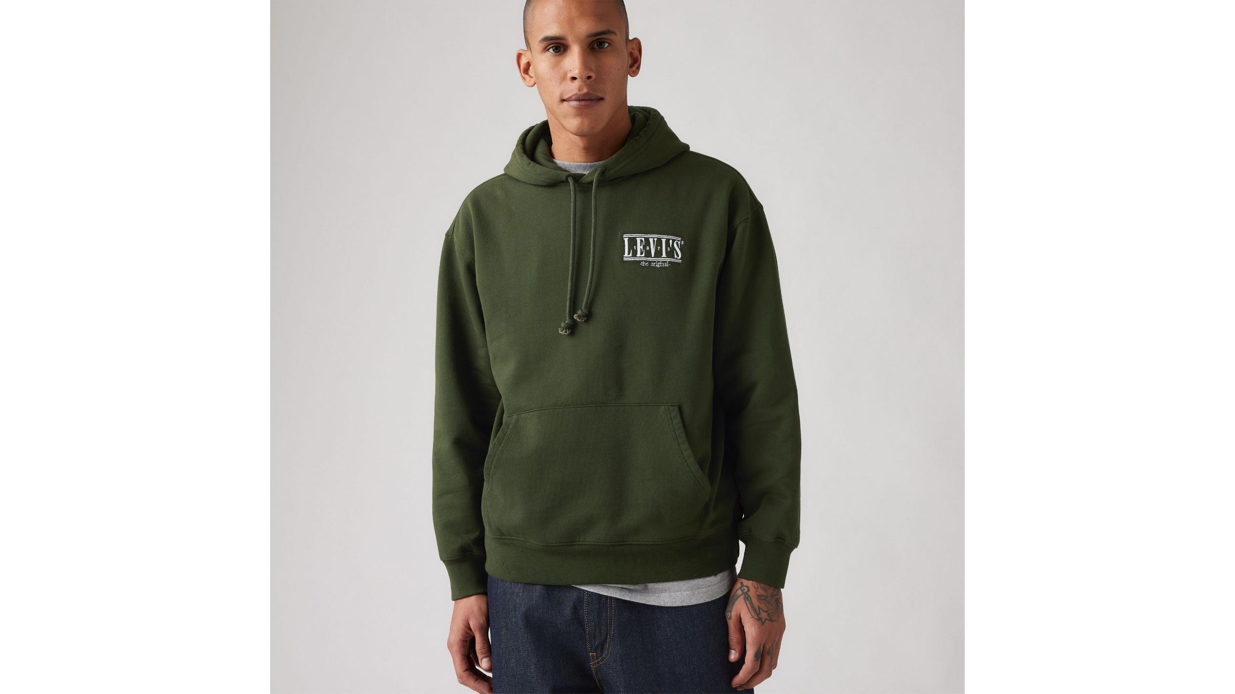 Relaxed Fit Graphic Hoodie Sweatshirt Product Image