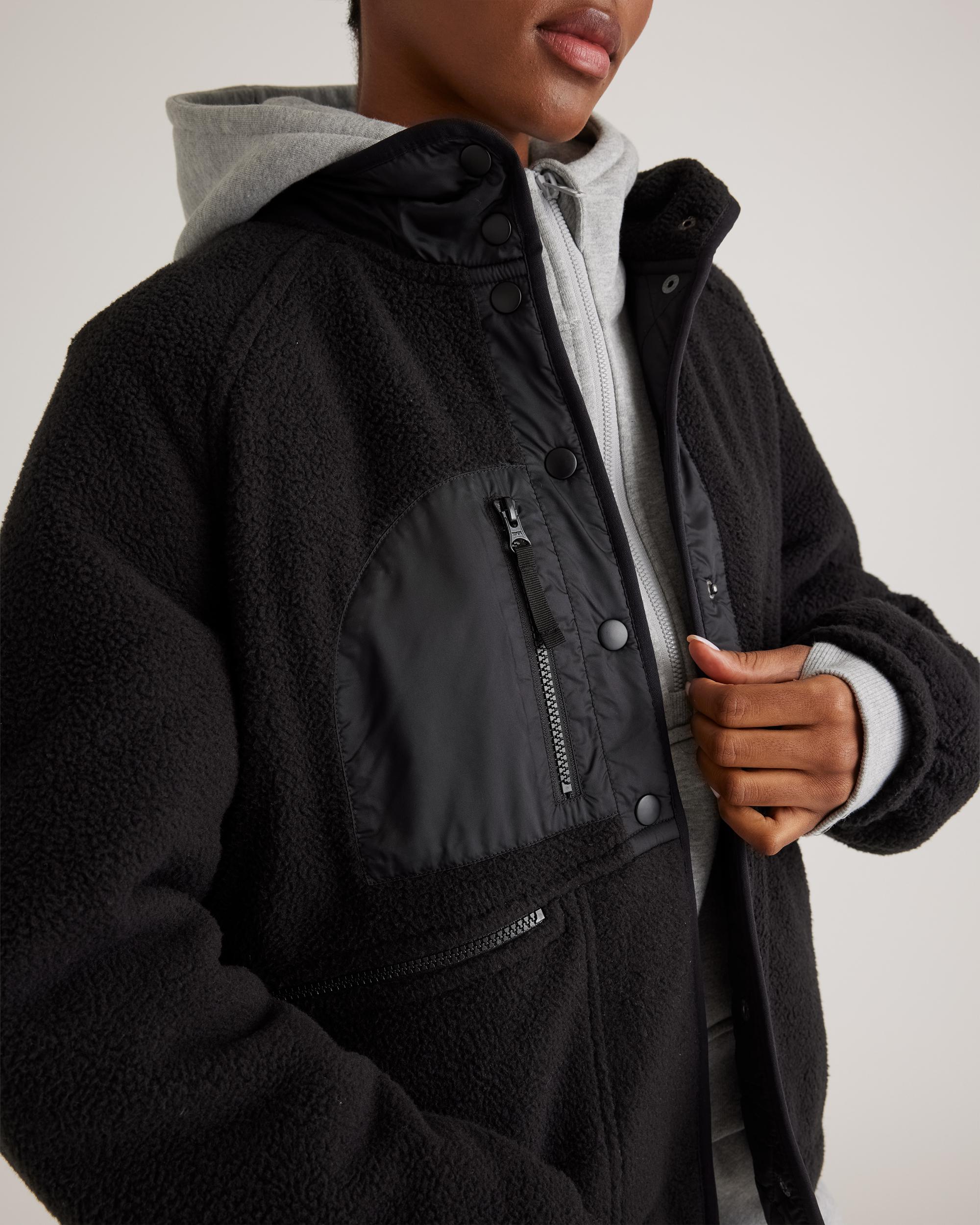 Quince | Women's Sherpa Snap Front Jacket 100% Polyester Product Image