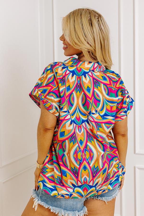 Livin' In Color Button Up Curves Product Image