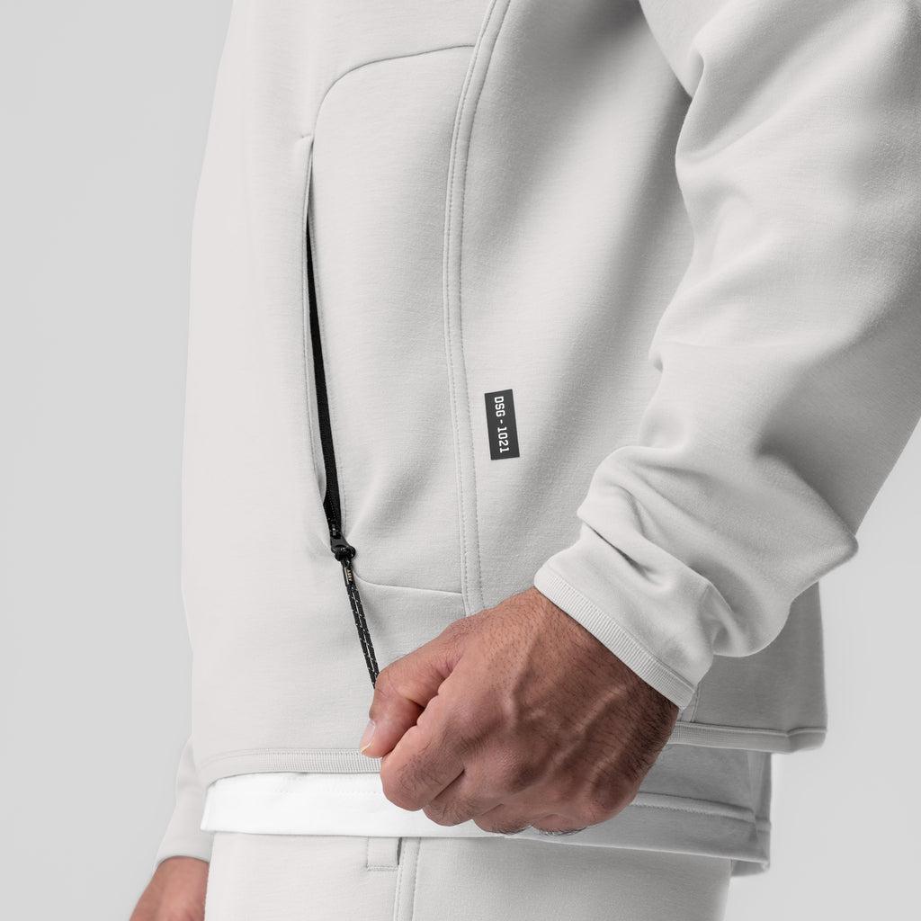 1021. Dri-Core™ Quarter Zip - Light Grey Product Image