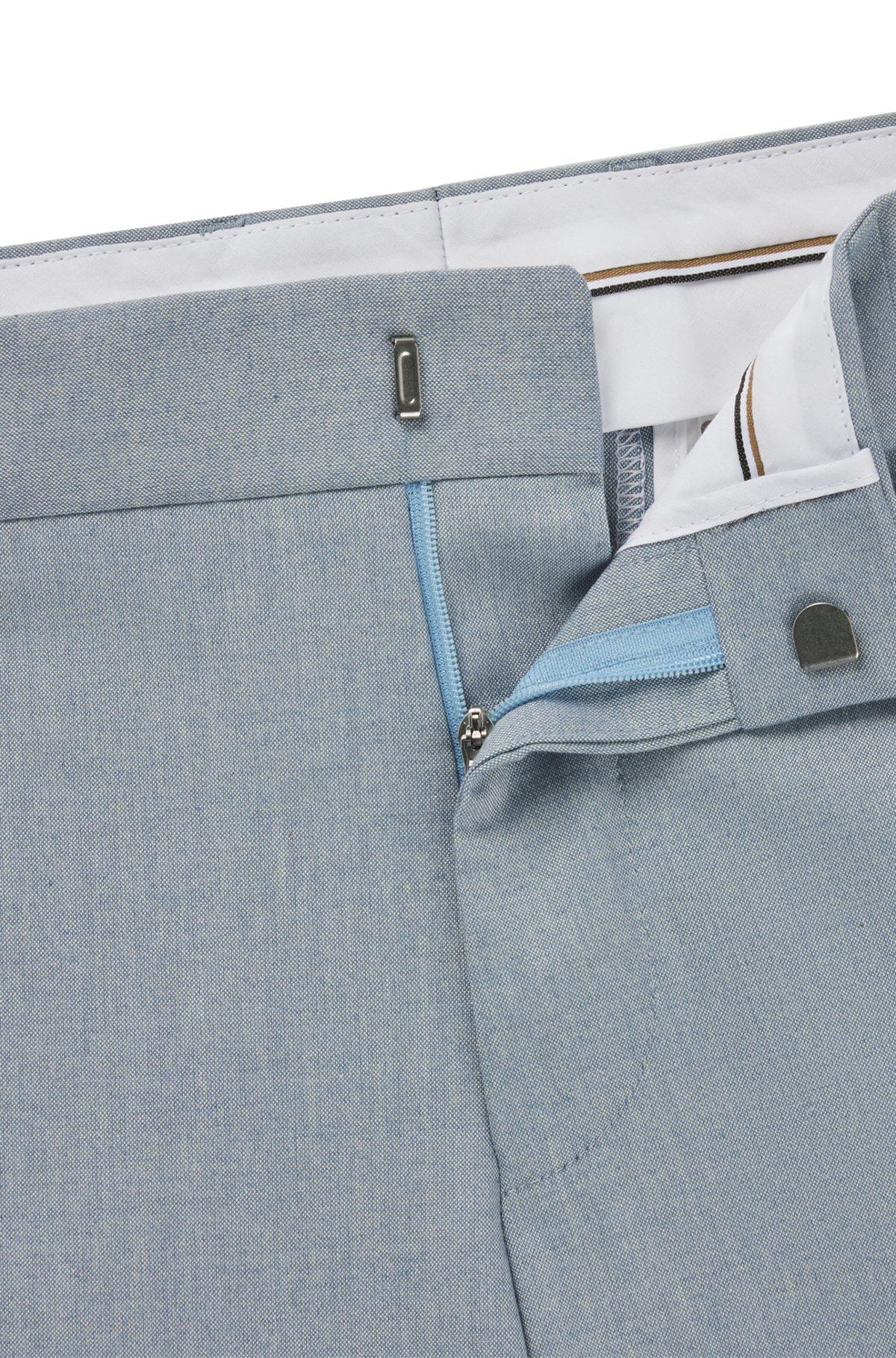 Formal trousers in stretch chiffon Product Image