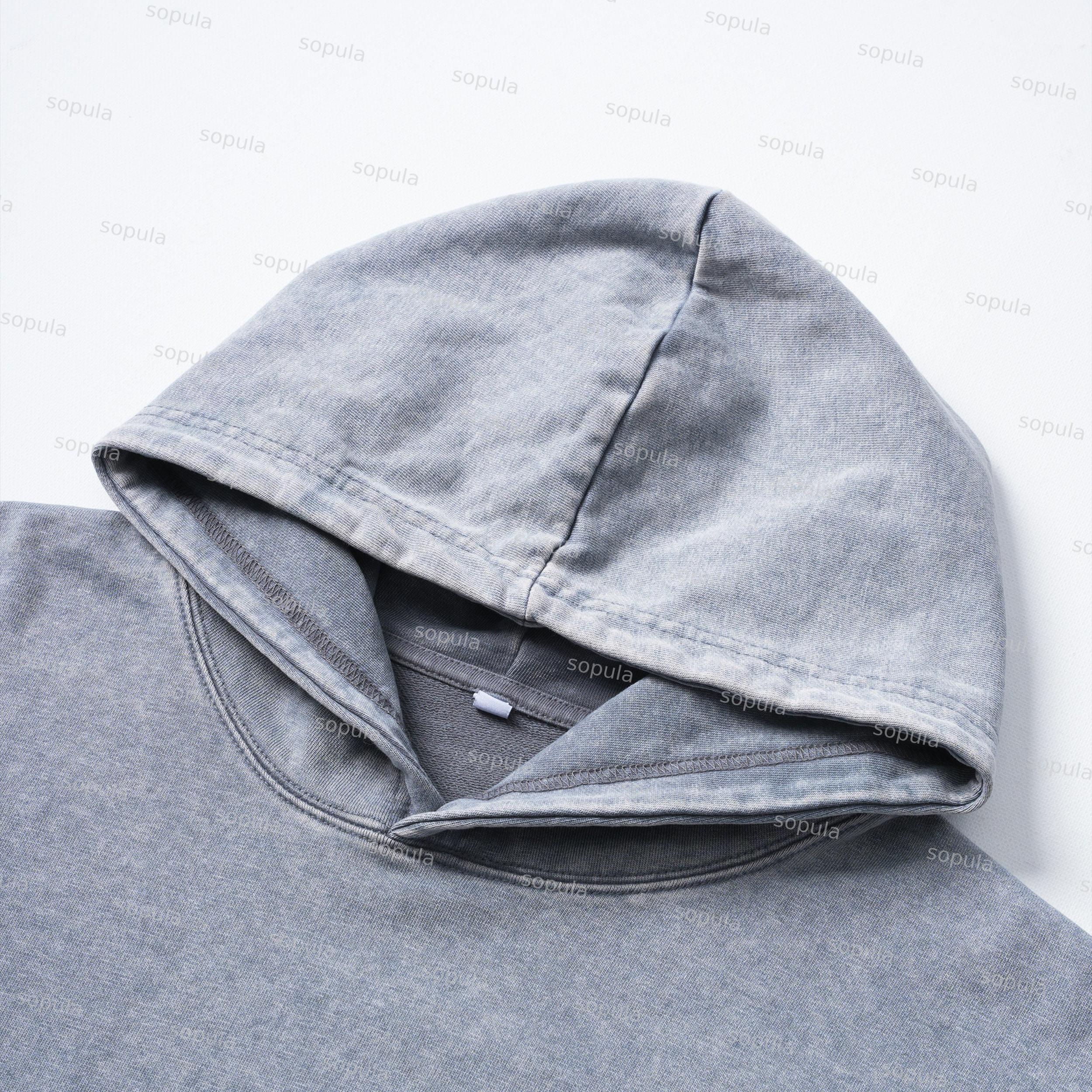 Sopula Vintage Til Death Do Us Part Graphic Acid Washed Hoodie Product Image