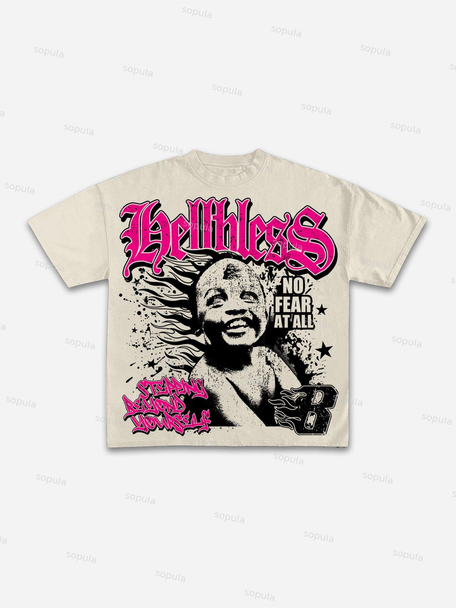 2025 God Mends Hearts Vintage Graphic Cotton T-shirt Product Image