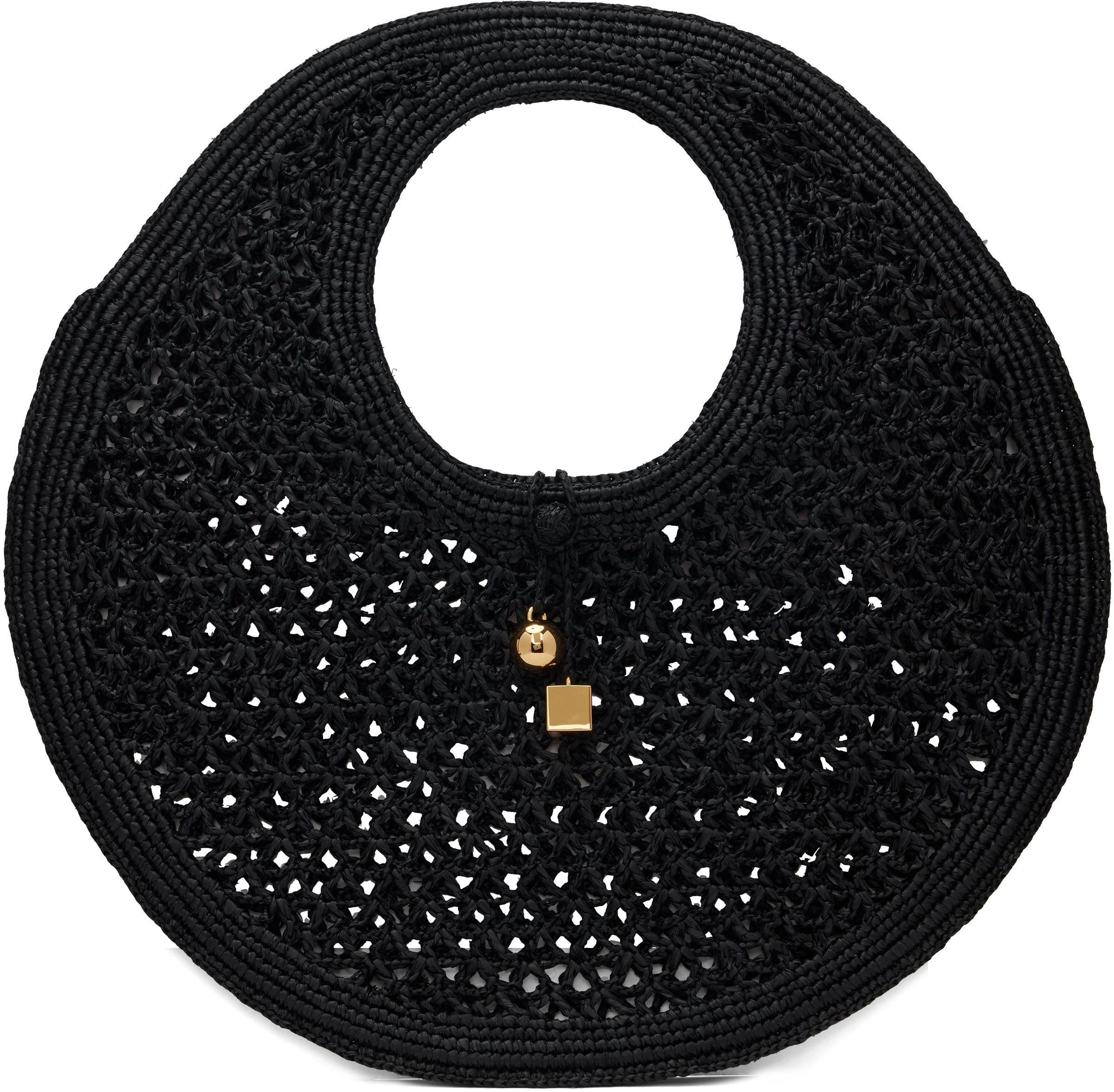 Le Rond Spiaggia raffia shoulder bag Product Image