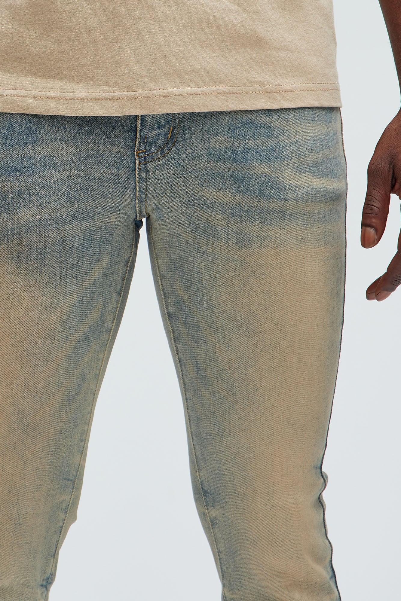 Want It Clean Skinny Jeans - Vintage Blue Wash Product Image