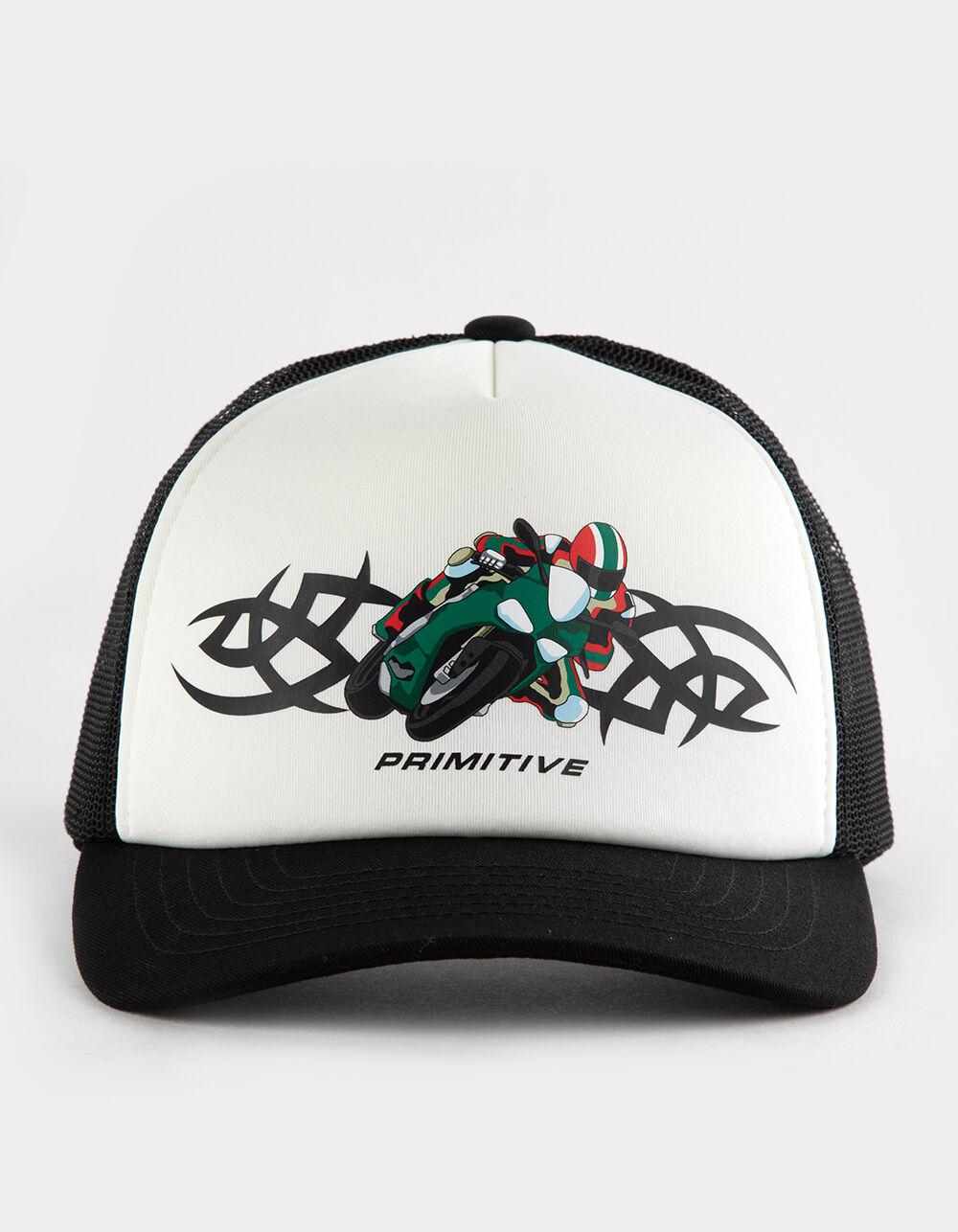 PRIMITIVE Moto Trucker Hat - BLACK COMBO Product Image