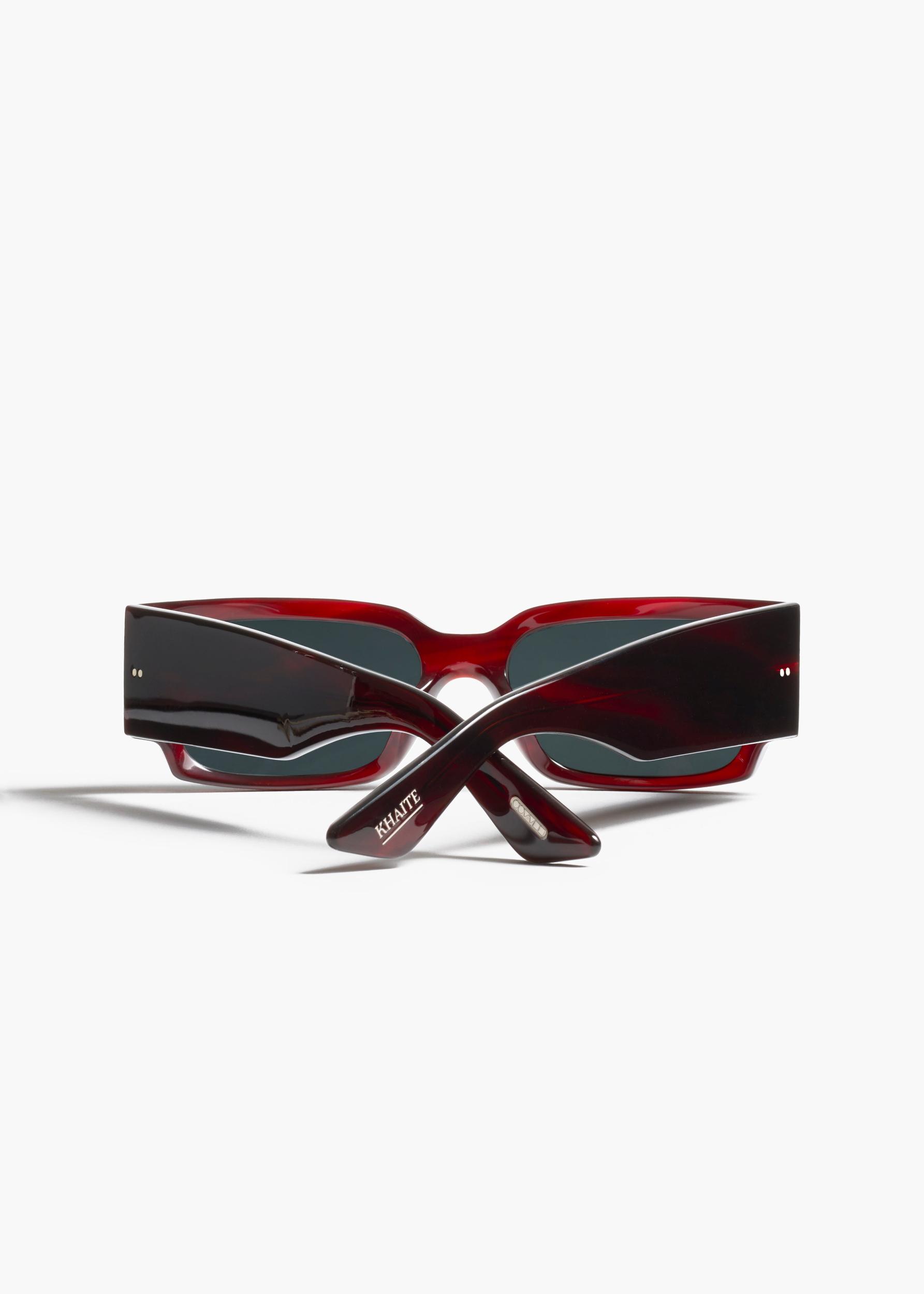 KHAITE x Oliver Peoples 1995C in Bordeaux Bark and Grey Product Image