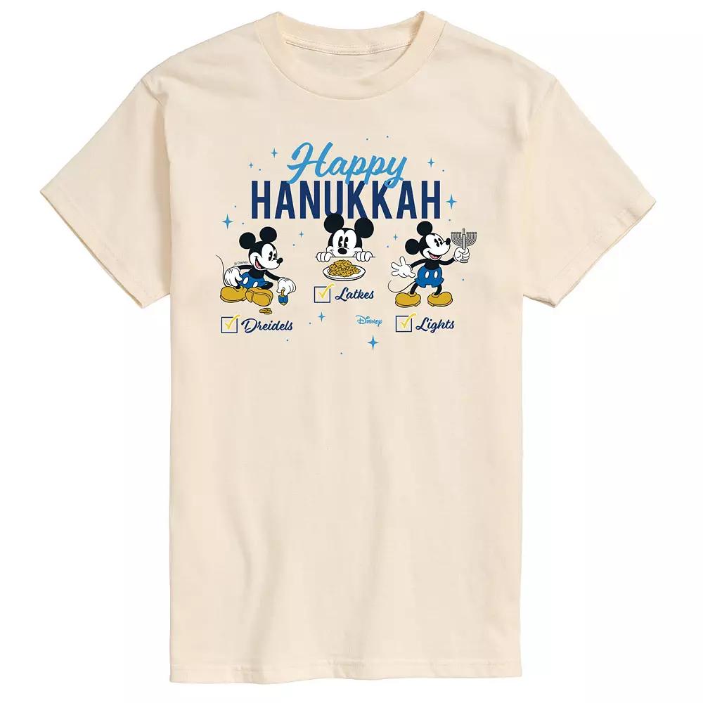 Disney's Mickey Mouse Happy Hanukkah Graphic Tee, Men's,  Product Image