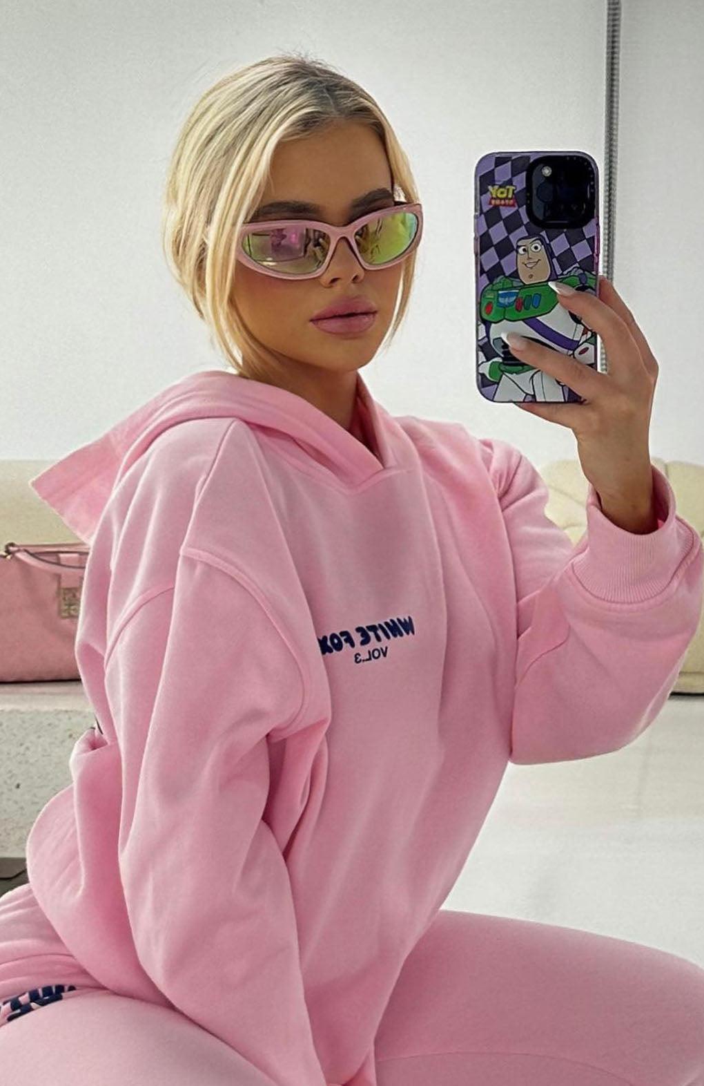 Offstage Hoodie Posy Pink Product Image