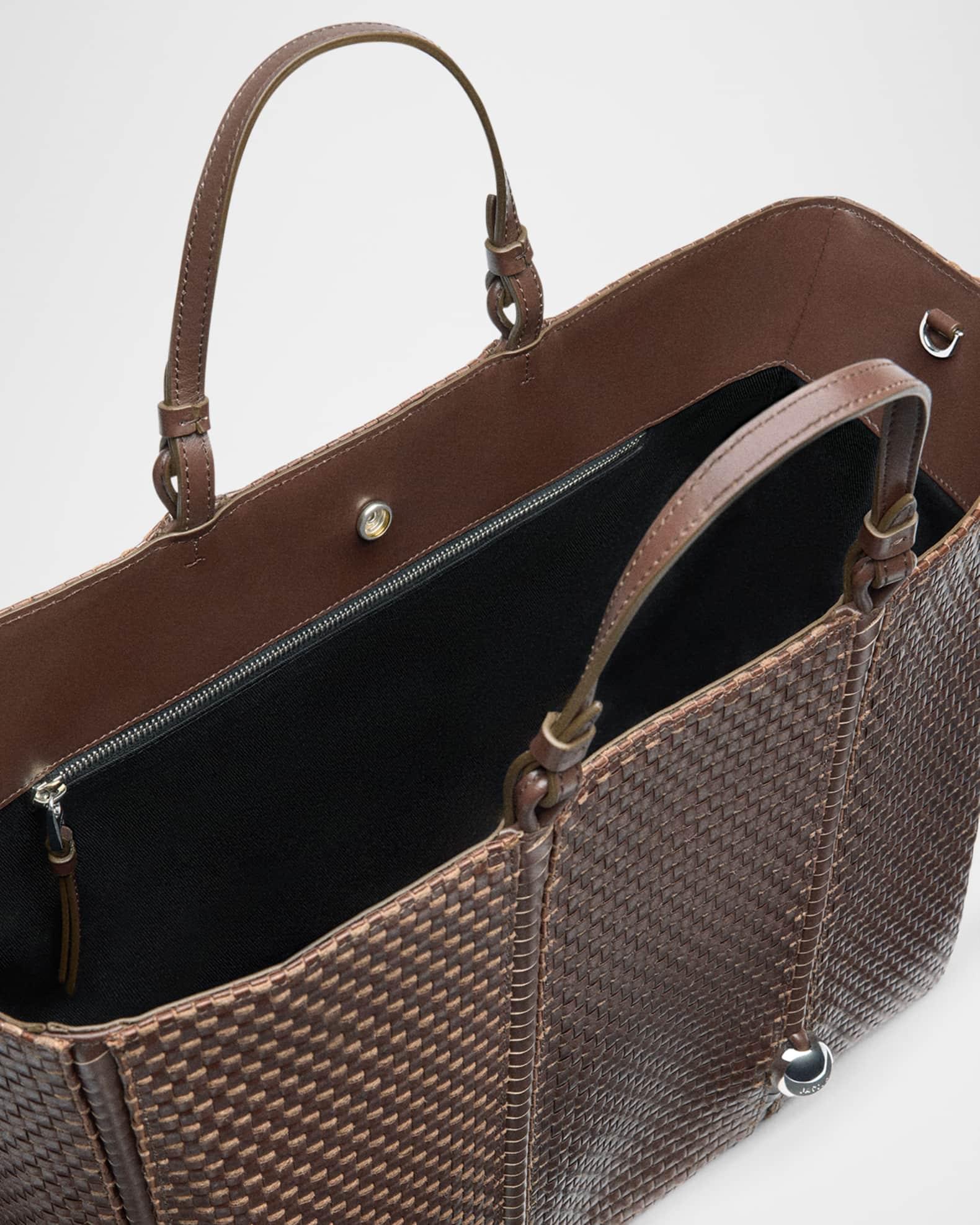 Le Cabas Woven Leather Tote Bag Product Image