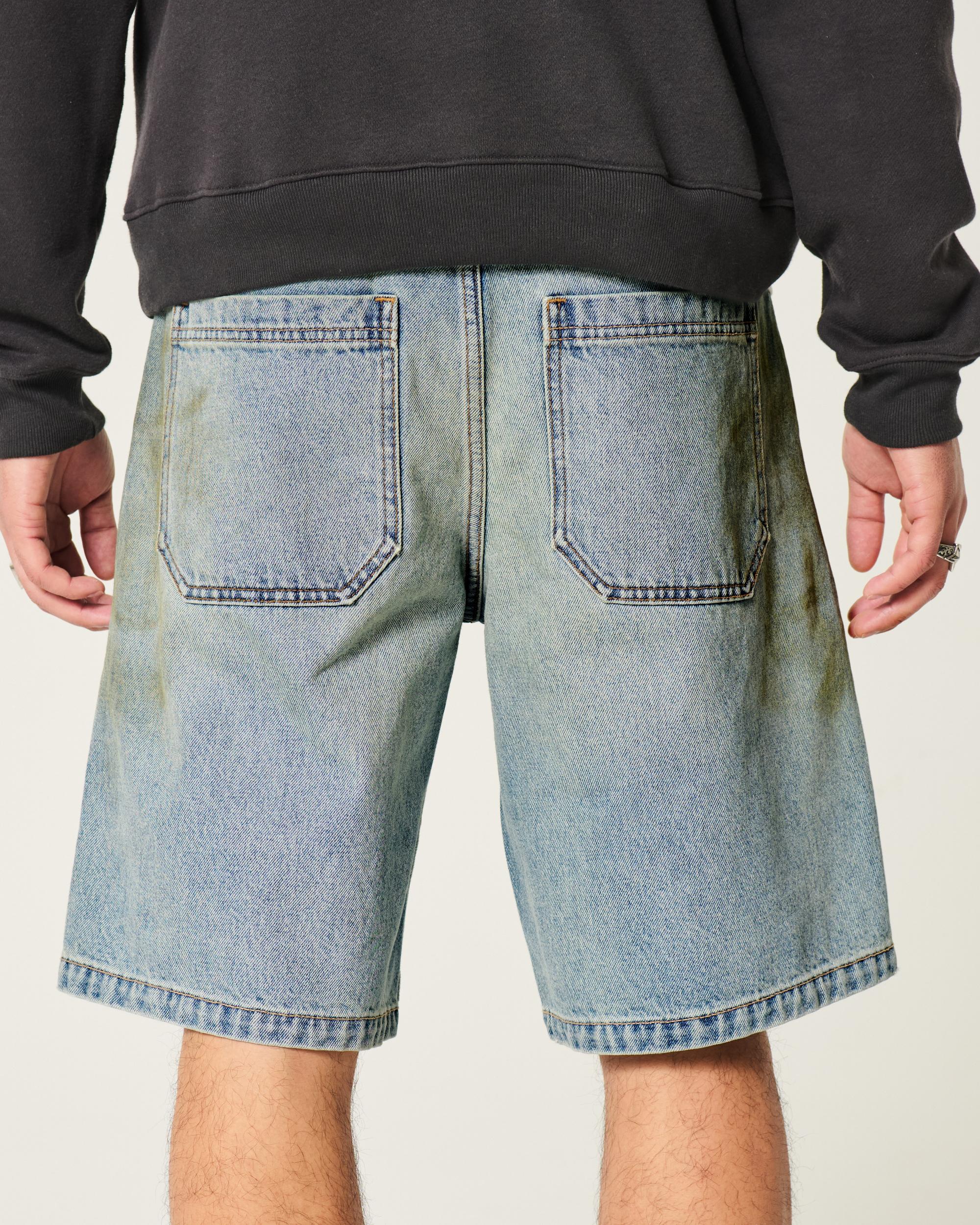 Greased Baggy Jean Shorts Product Image