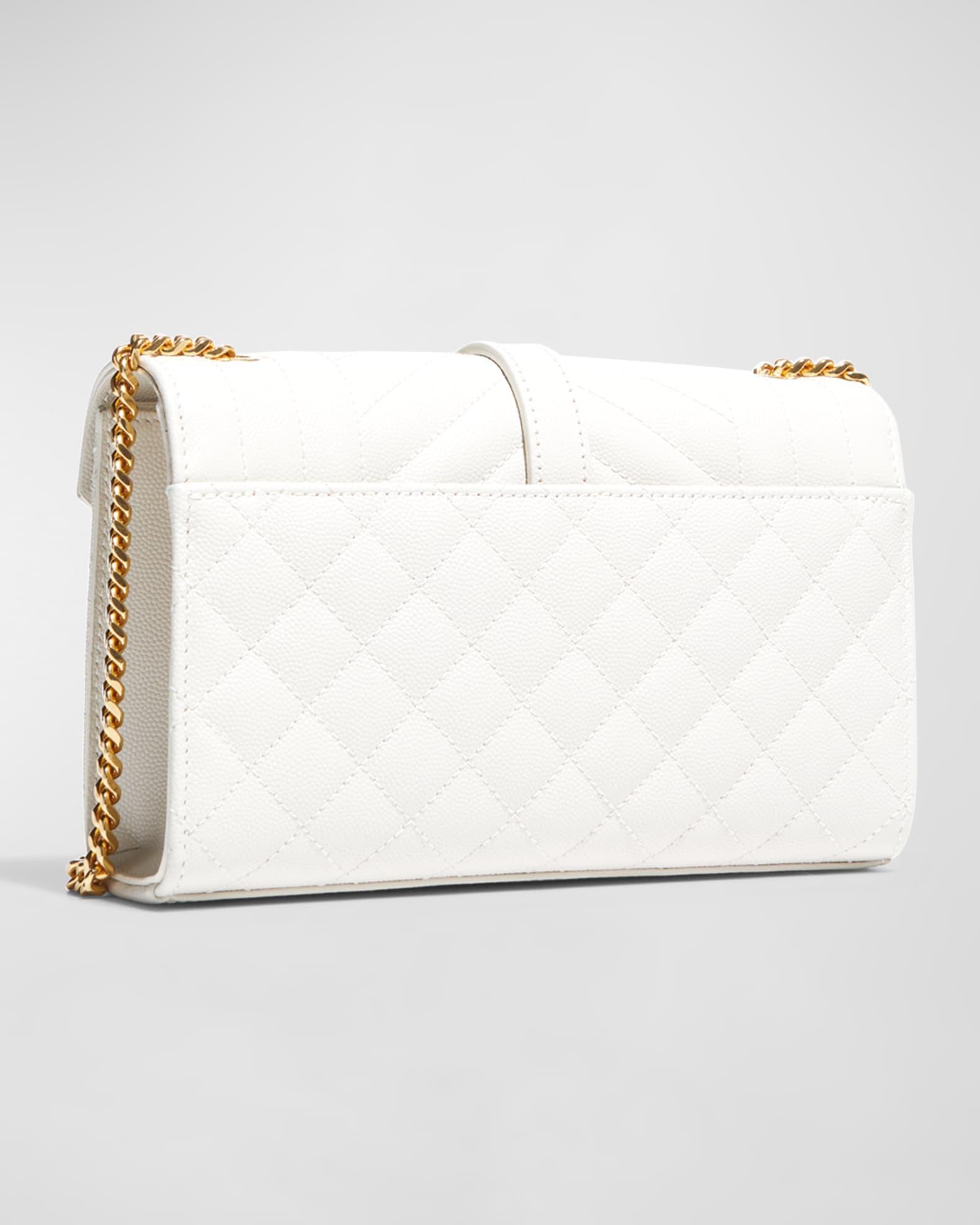 Envelope Triquilt Small YSL Shoulder Bag in Grained Leather Product Image