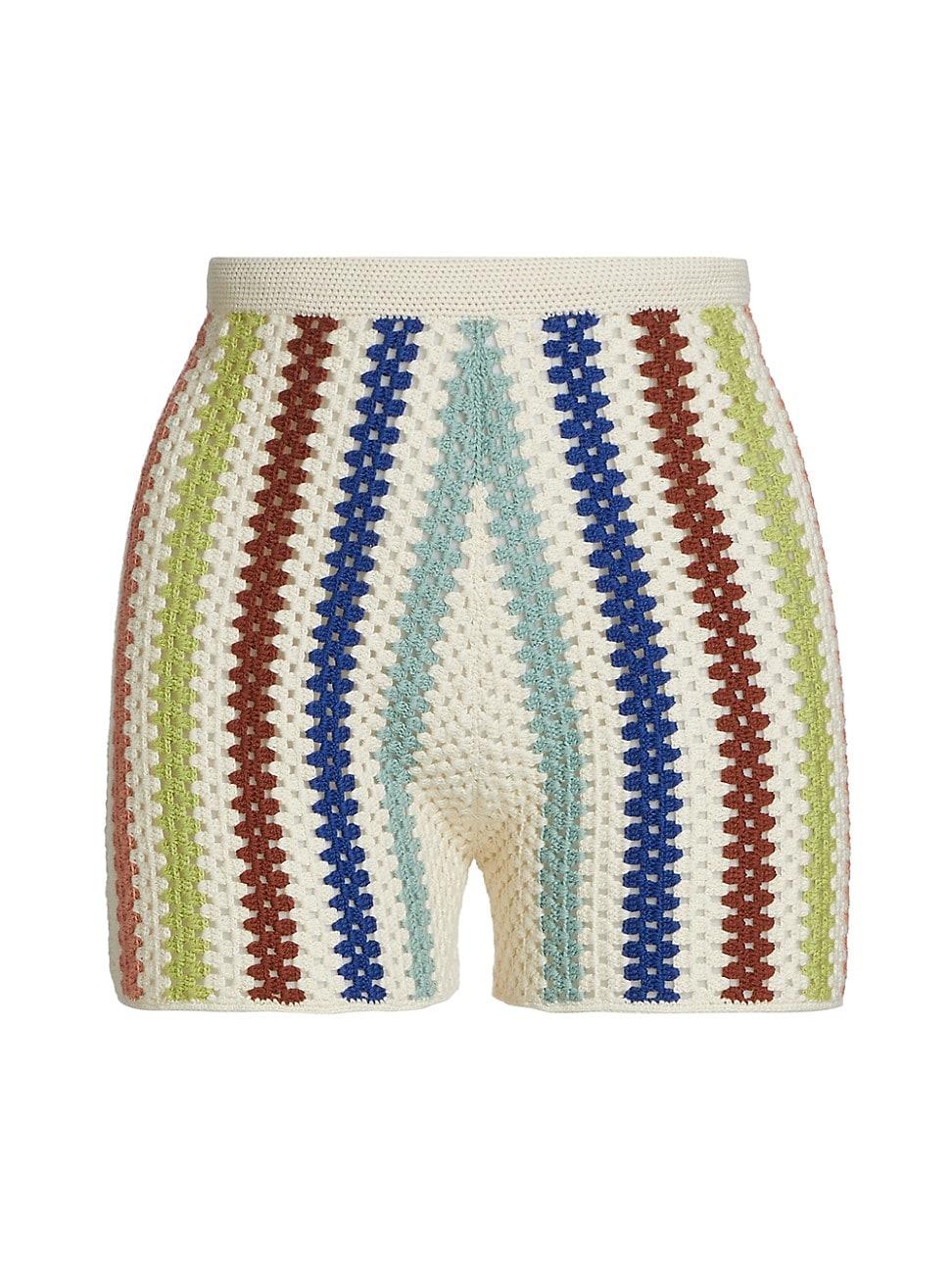 Womens Camino Plaza Crochet Shorts Product Image