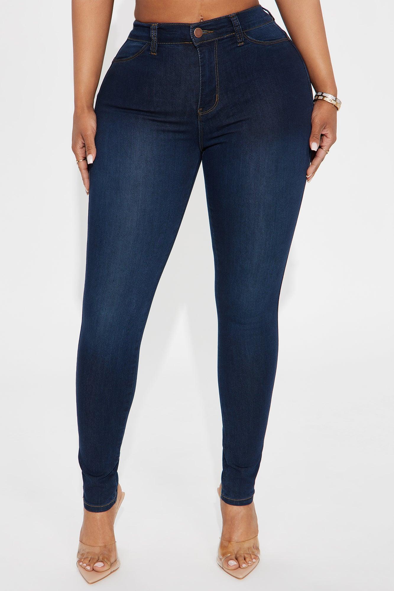 Petite Classic Beauty Booty Lifter Skinny Jeans - Dark Denim Female Product Image