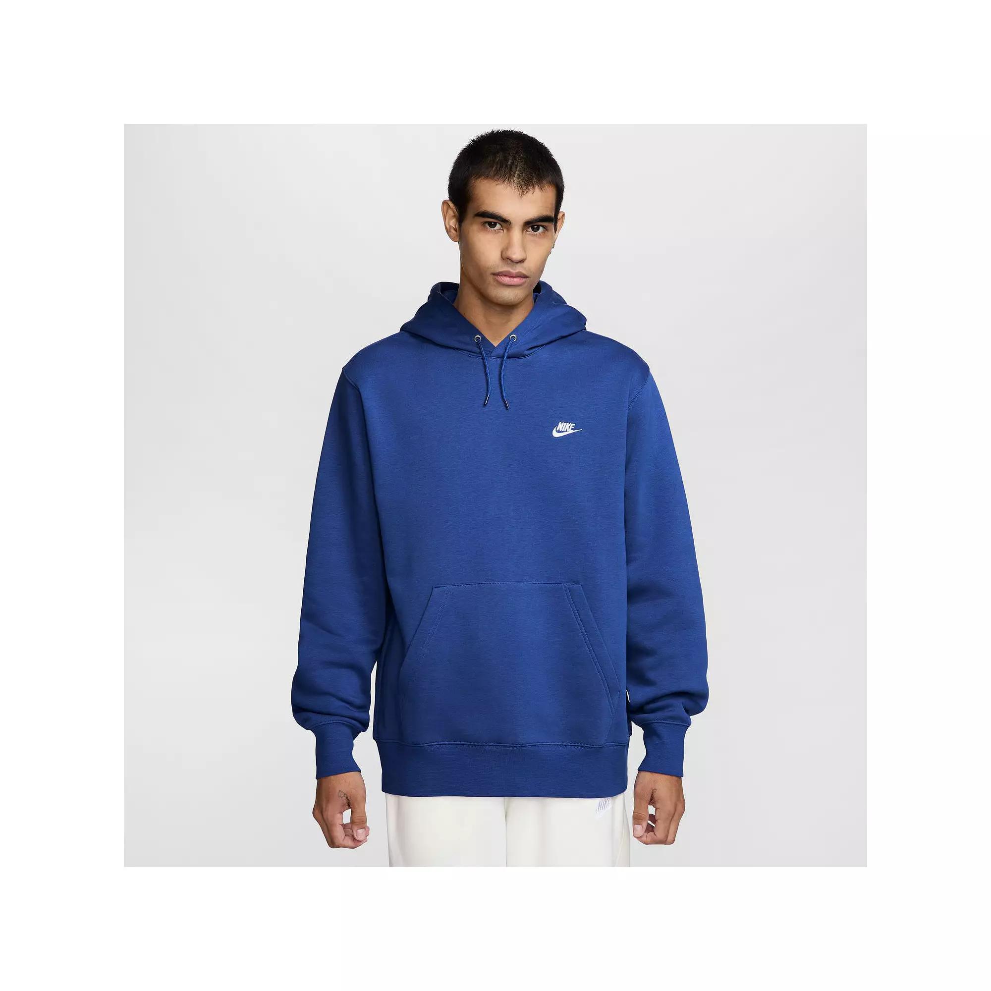 Big & Tall Nike Club Pull-Over Fleece Hoodie, Men's,  Product Image