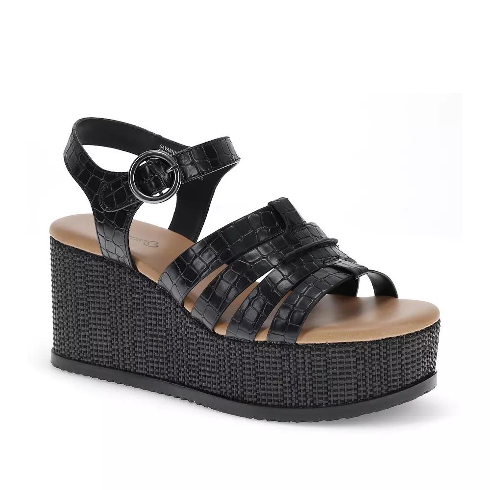 Baretraps Savannah Womens Wedge Sandals Product Image
