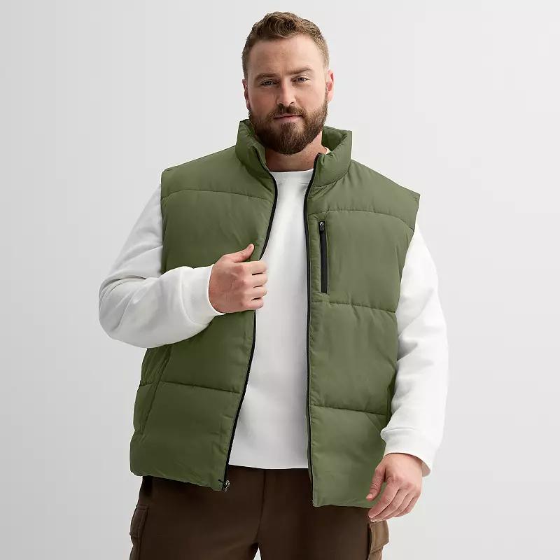 Big & Tall Tek Gear® Insulated Puffer Vest, Men's,  Product Image
