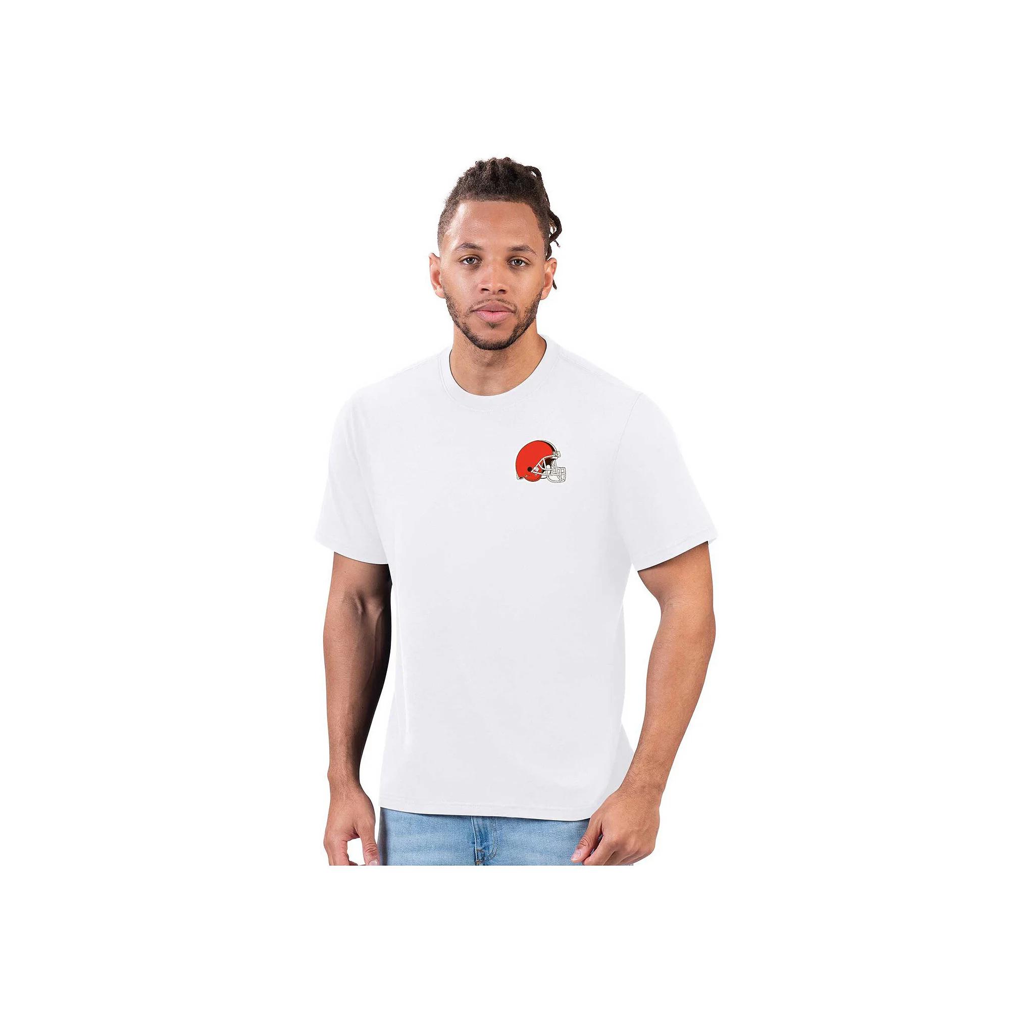 Men's Margaritaville  White Cleveland Browns Gametime T-Shirt, Size: Large Product Image