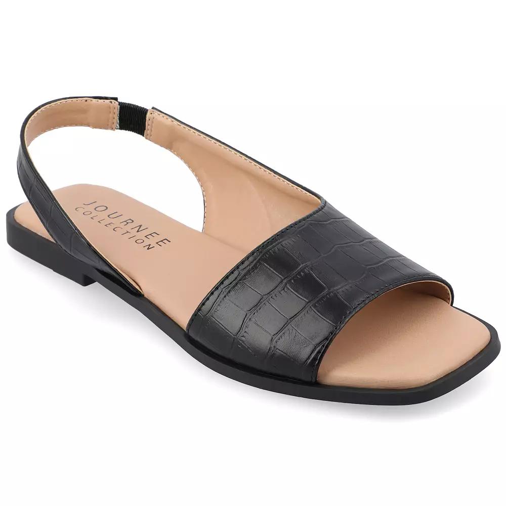 Journee Brinsley Women's Sling Back Sandals,  Product Image