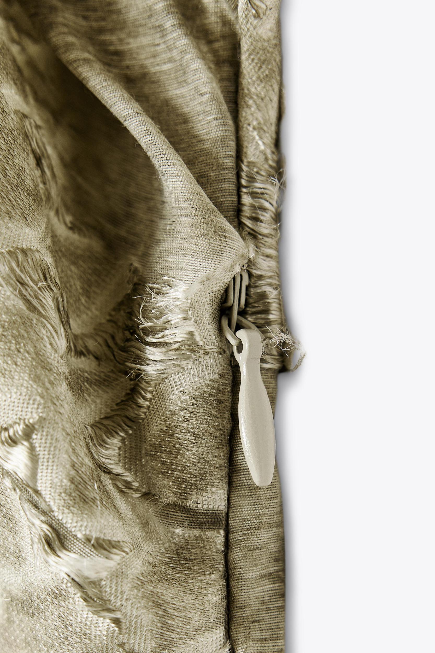 TEXTURED DRAPED DRESS Product Image