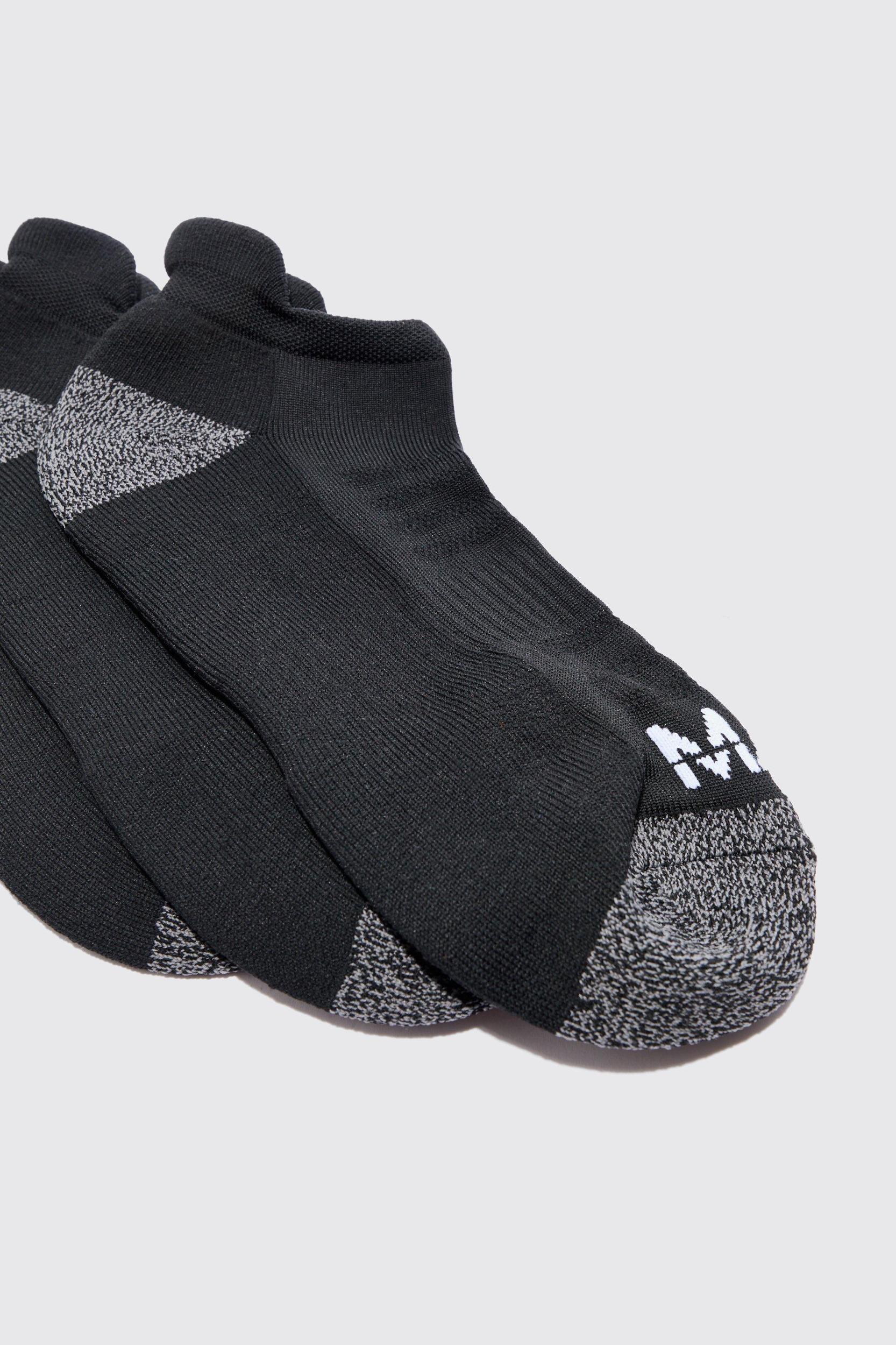 Man Active Cushioned Training Sneakers 3 Pack Socks | boohooMAN USA Product Image