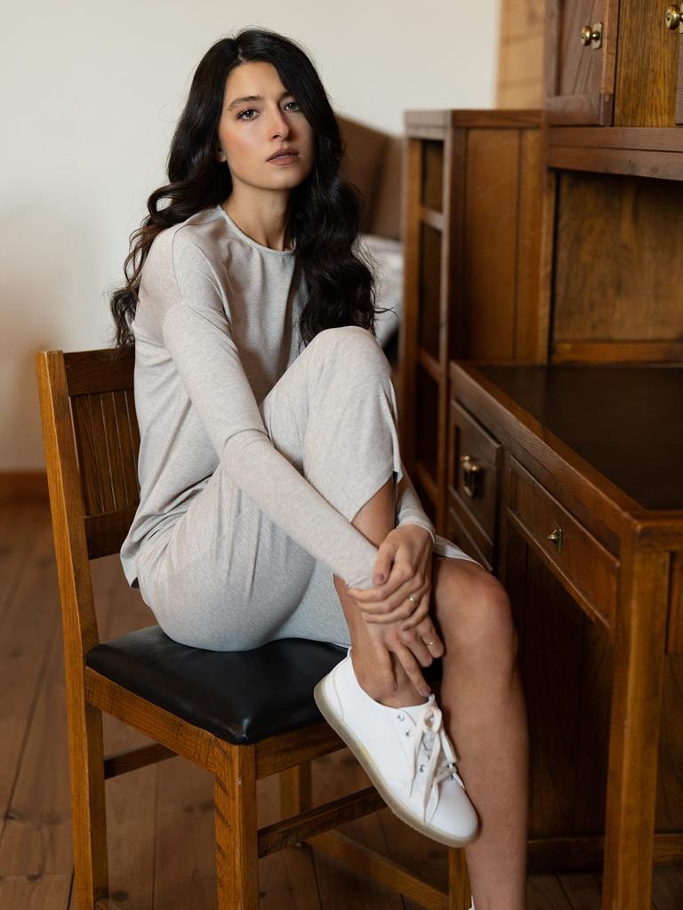 Third by Cee Ribbed Maxi Skirt Product Image