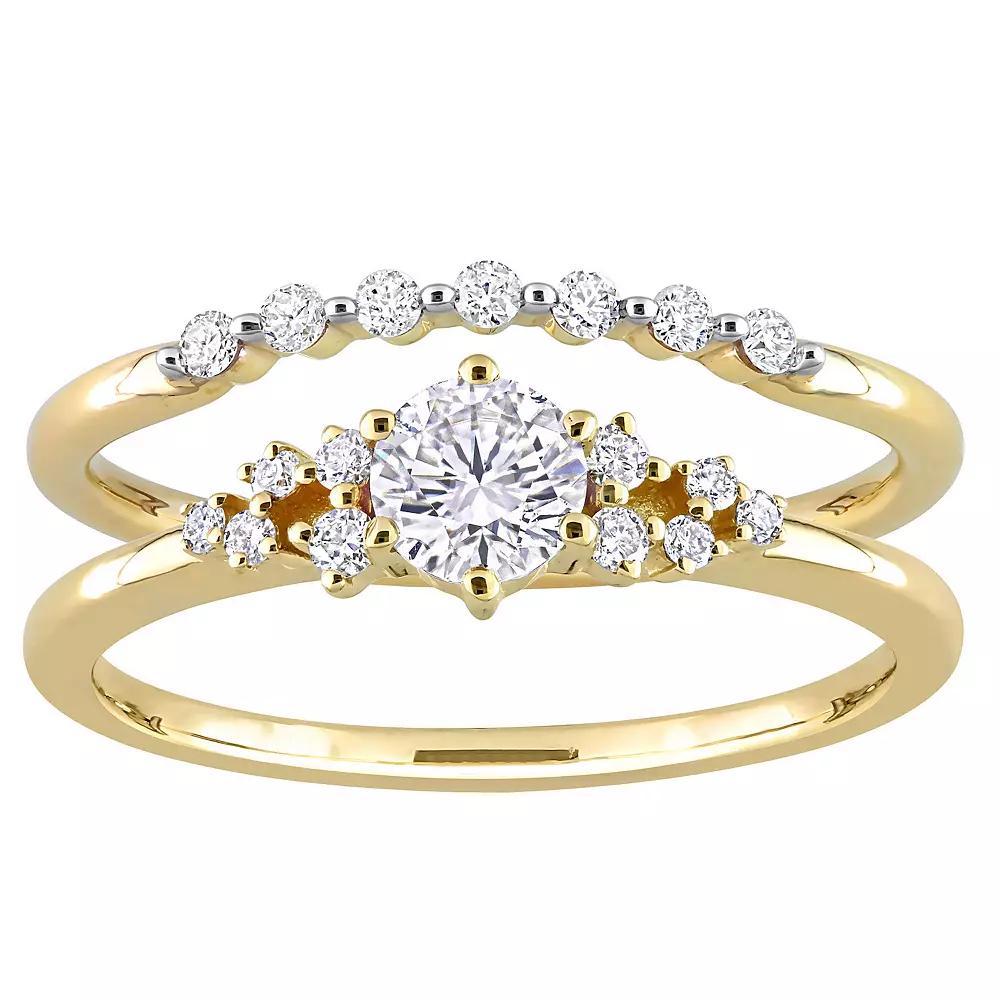 Stella Grace 10k Gold 5/8 Carat T.W. Diamond Bridal Ring Set, Women's, Size: 6 Product Image