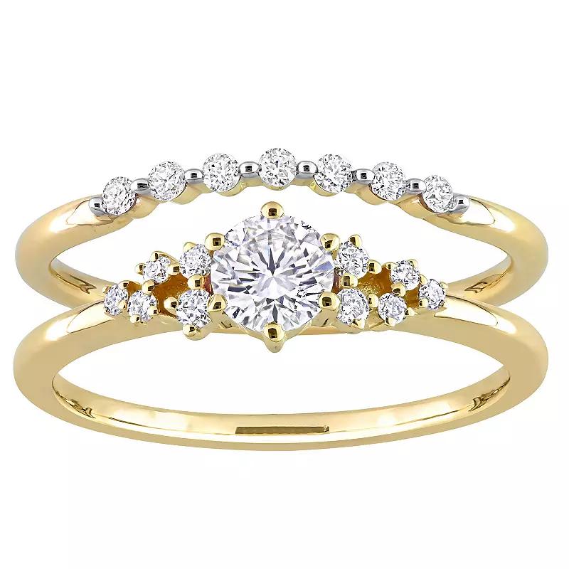 Stella Grace 10k Gold 5/8 Carat T.W. Diamond Bridal Ring Set, Women's, Size: 6 Product Image