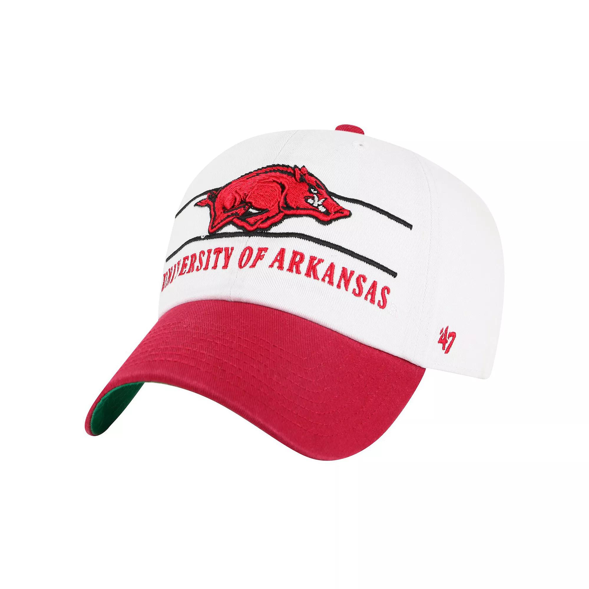 Men's '47 White Ole Miss Rebels Gridiron Clean Up Adjustable Hat Product Image