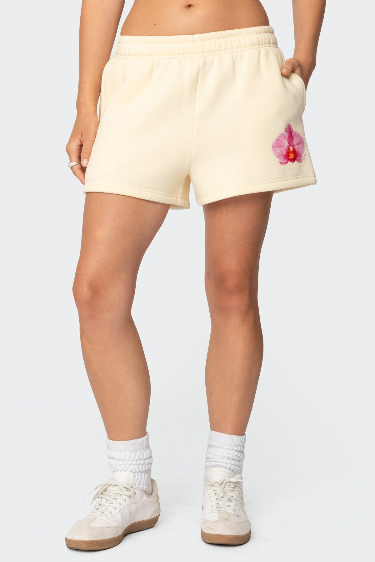 Orchid Babe Sweat Shorts Product Image