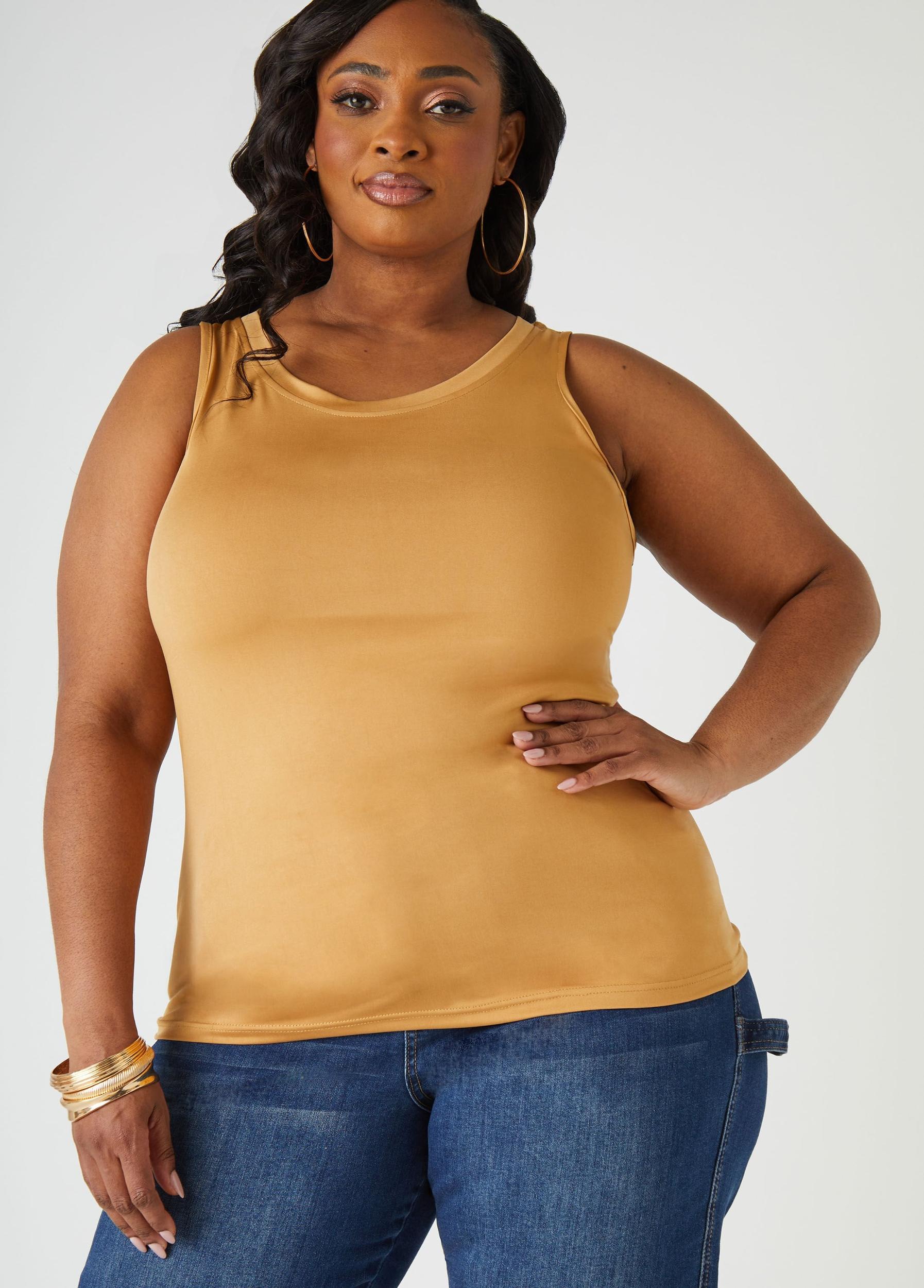 Plus Size The Basic Tank Top Ashley Stewart Product Image