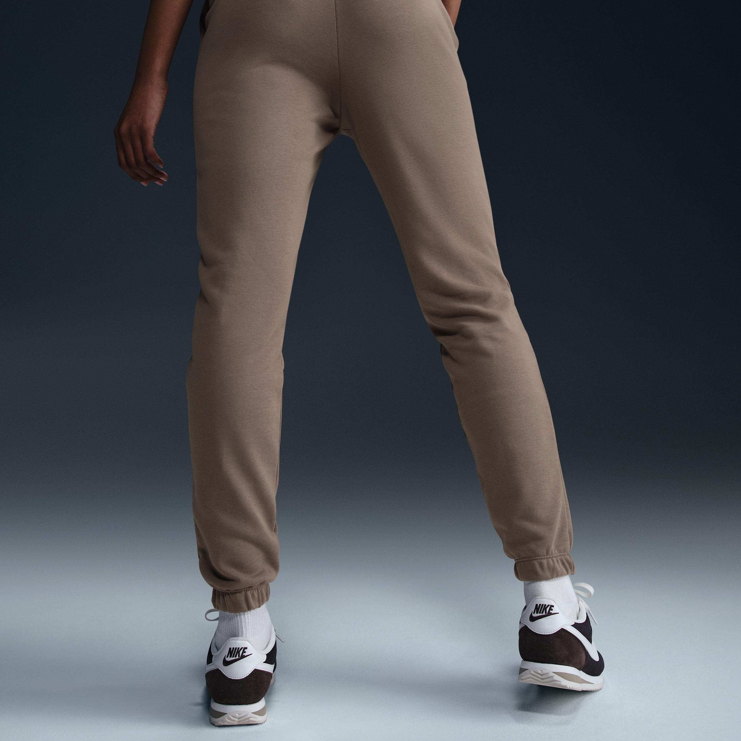Womens Nike Sportswear Chill Slim High-Rise French Terry Sweatpants Product Image