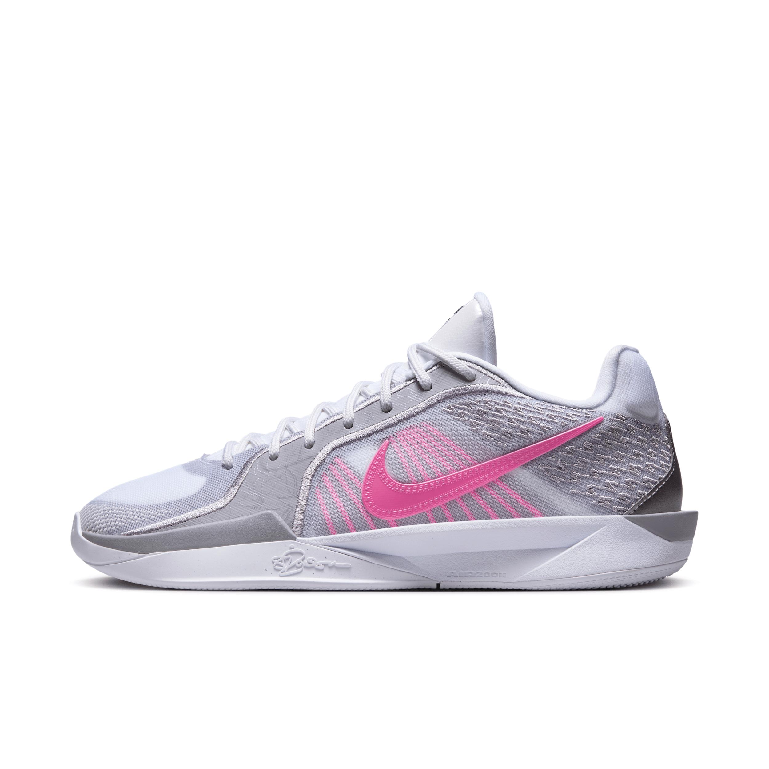Nike Womens Sabrina 2 Basketball Shoes in White/Pinksicle/Cement Grey Product Image