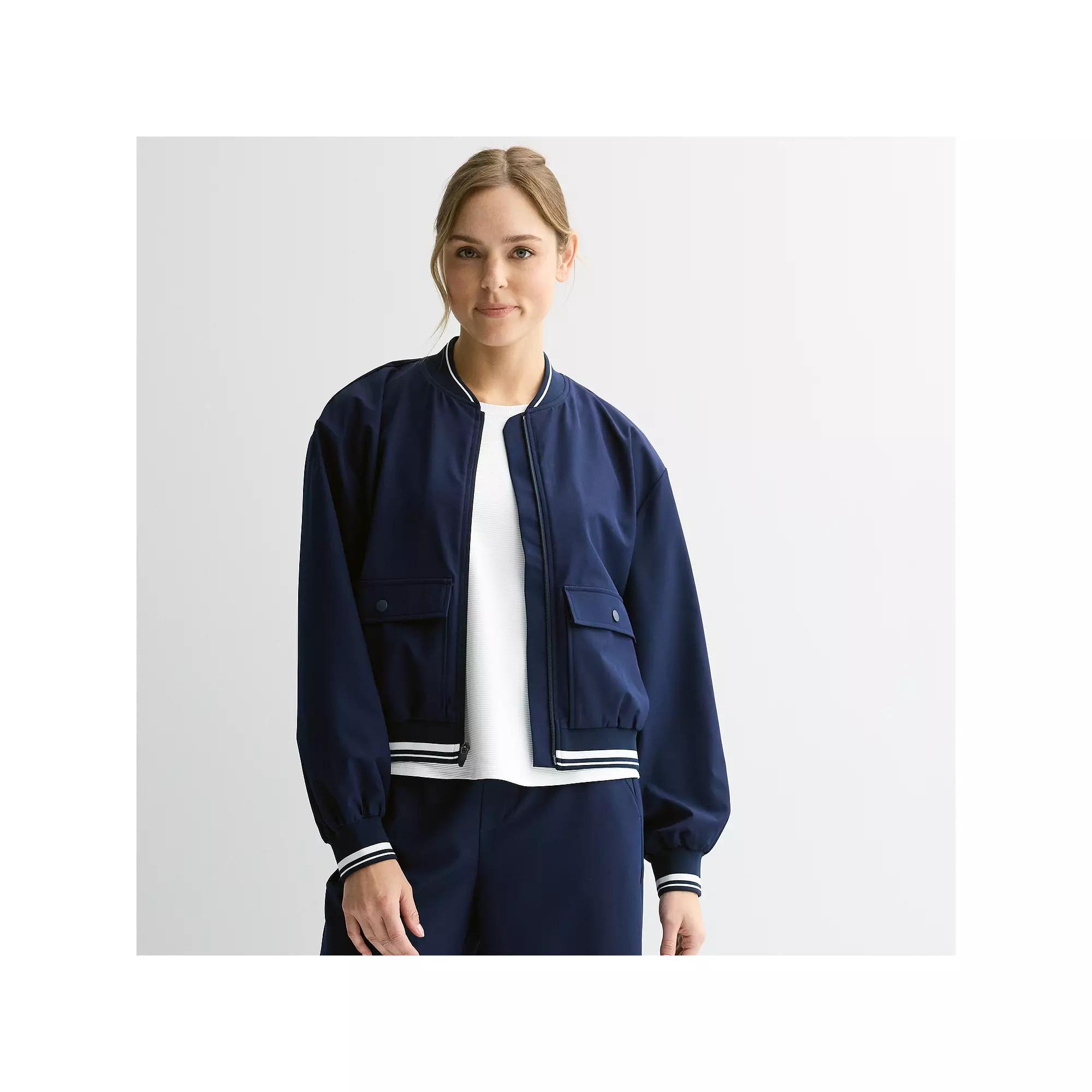 Women's Tek Gear® Sport Gear Woven Bomber Jacket,  Product Image