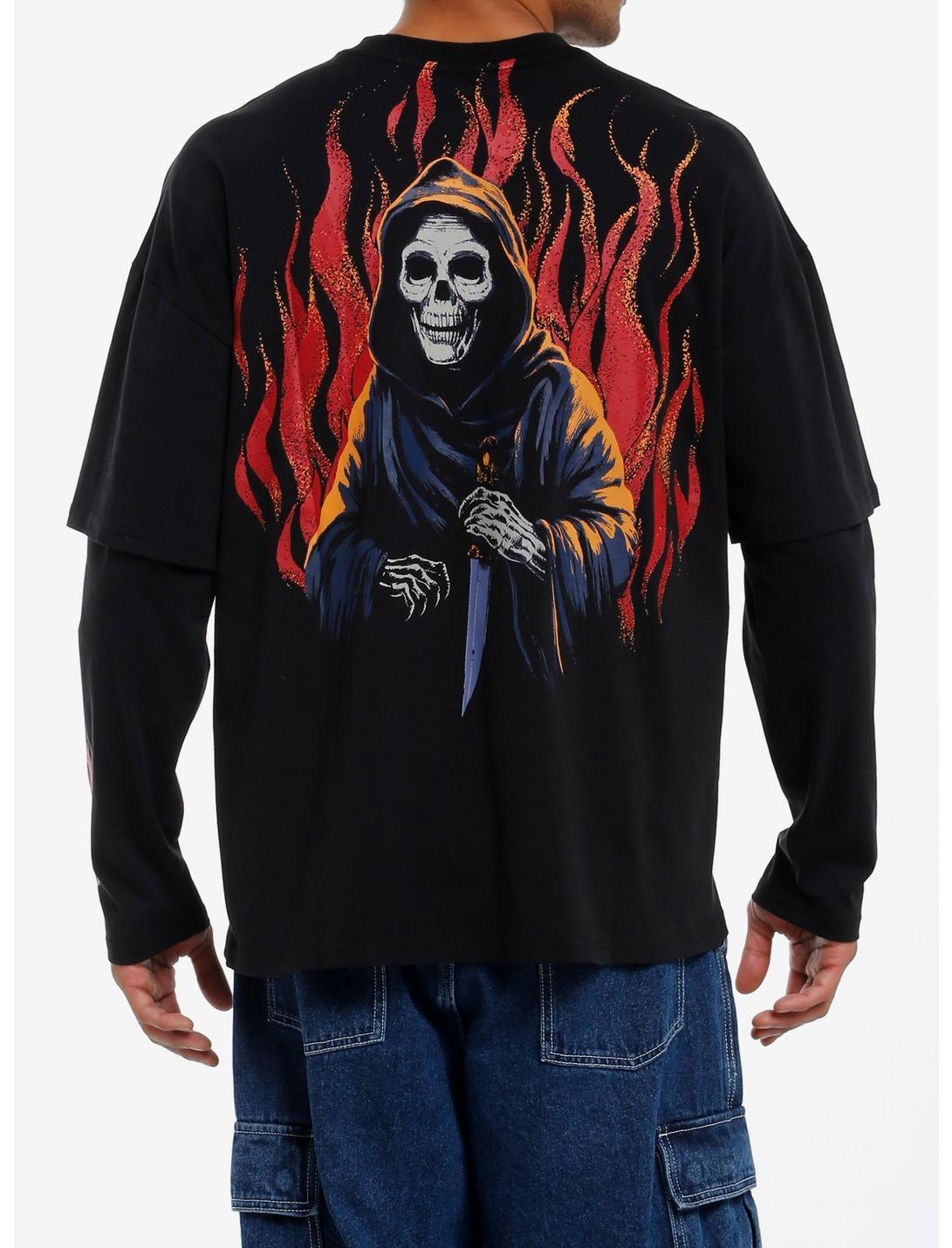 Grim Reaper Worst Nightmare Twofer Long-Sleeve T-Shirt Product Image