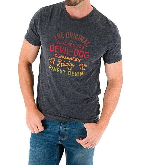 Devil-Dog Dungarees Devil Dog Patent Patch Graphic T-Shirt Product Image