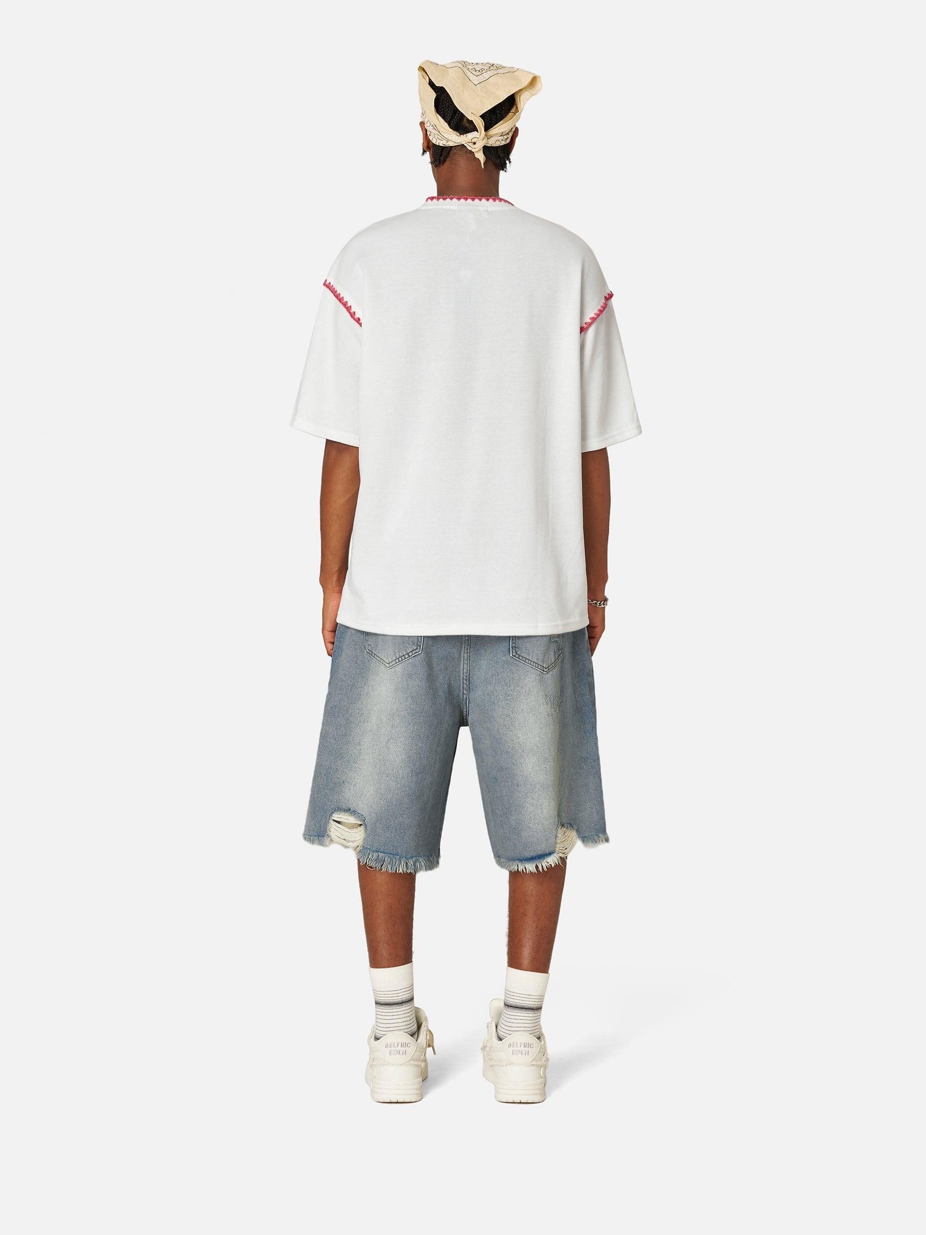 Aelfric Eden Crochet Floral Pocket Tee Product Image