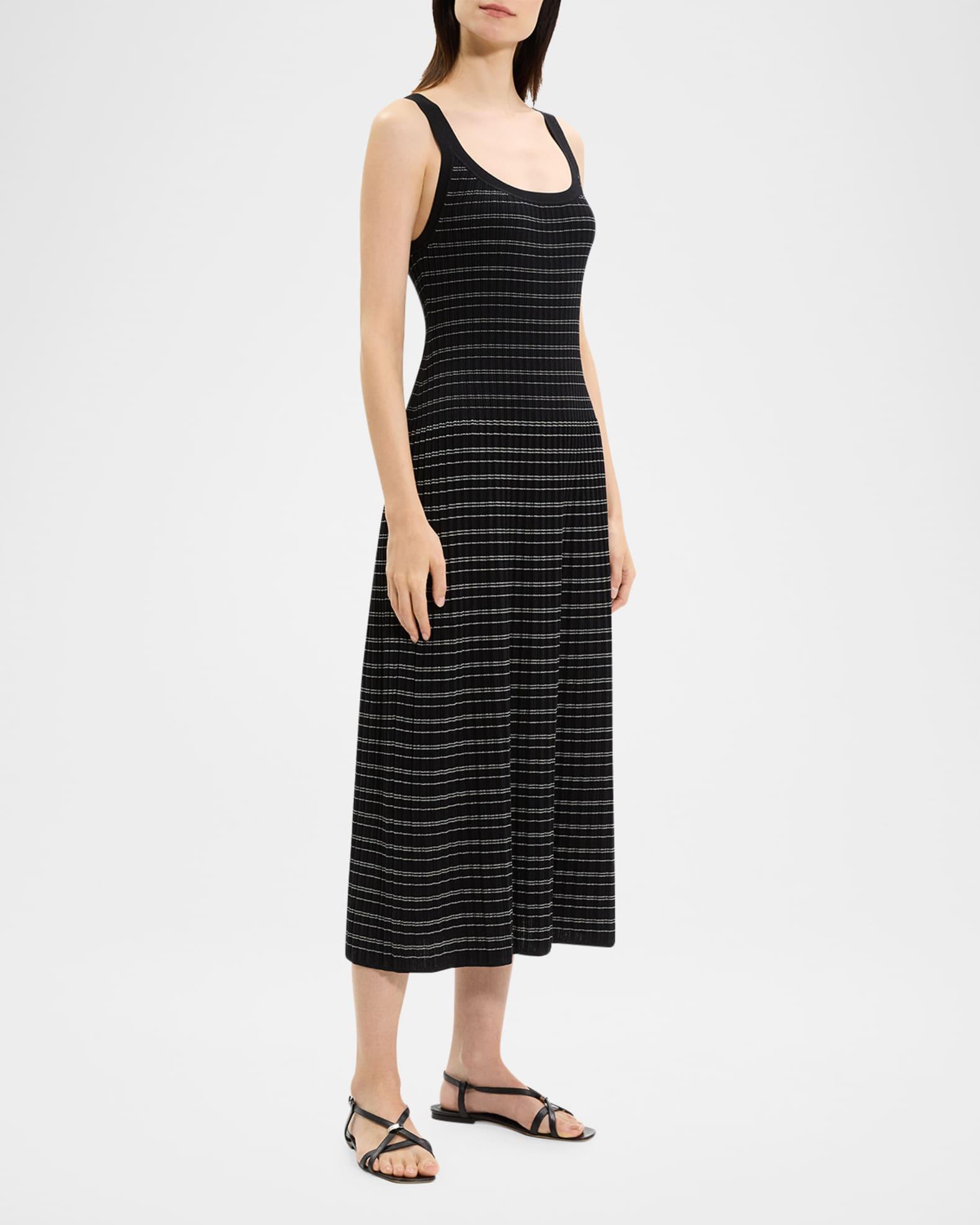 Stripe Knit Midi Dress Product Image