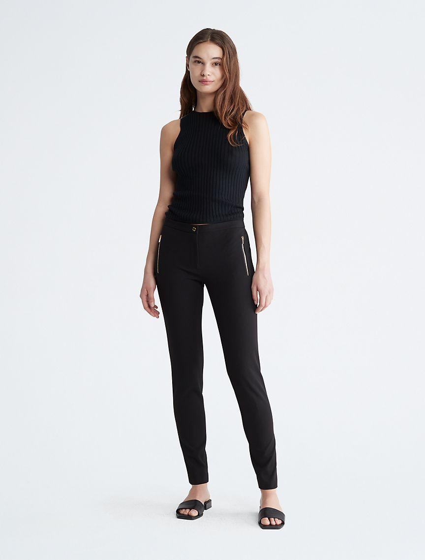 Zip Pocket Slim Fit Pants Product Image
