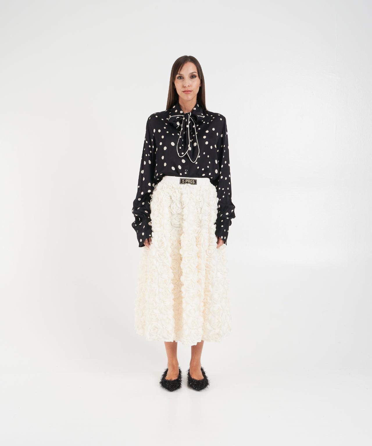 Midi skirt with appliqués Product Image