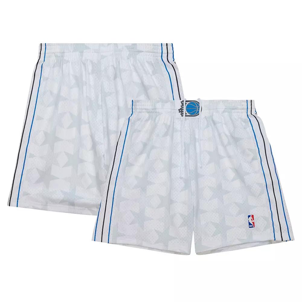 Men's Mitchell & Ness White Orlando Magic Magic 1998 Swingman Shorts, Size: 3XL, Mag White Product Image