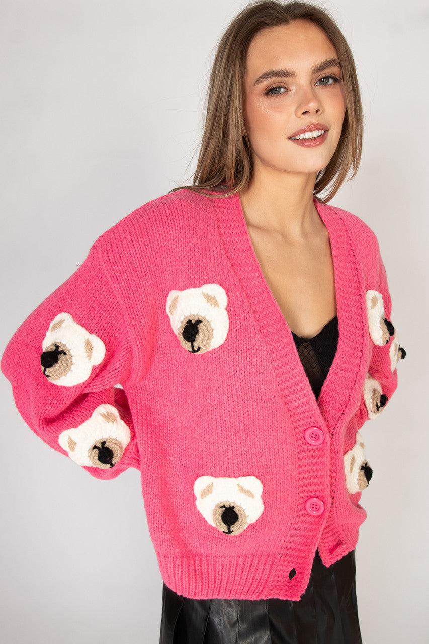 Teddy Bear Cardigan Product Image