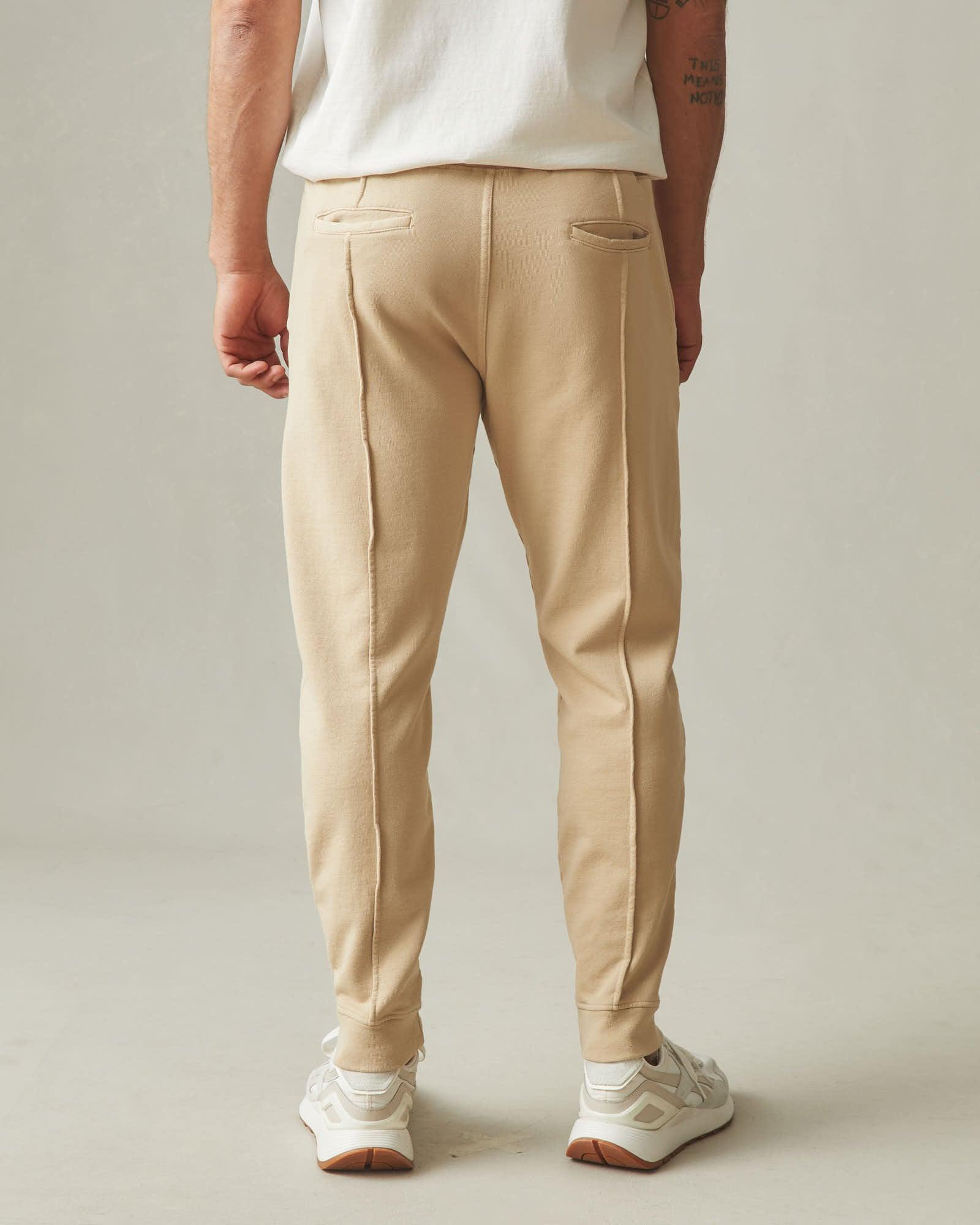 Men's Pintuck French Terry Jogger - Safari Male Product Image