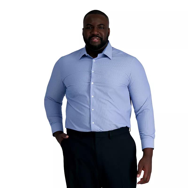 Big & Tall Haggar® Smart Wash® Classic Fit Solid Dress Shirt, Men's,  Product Image