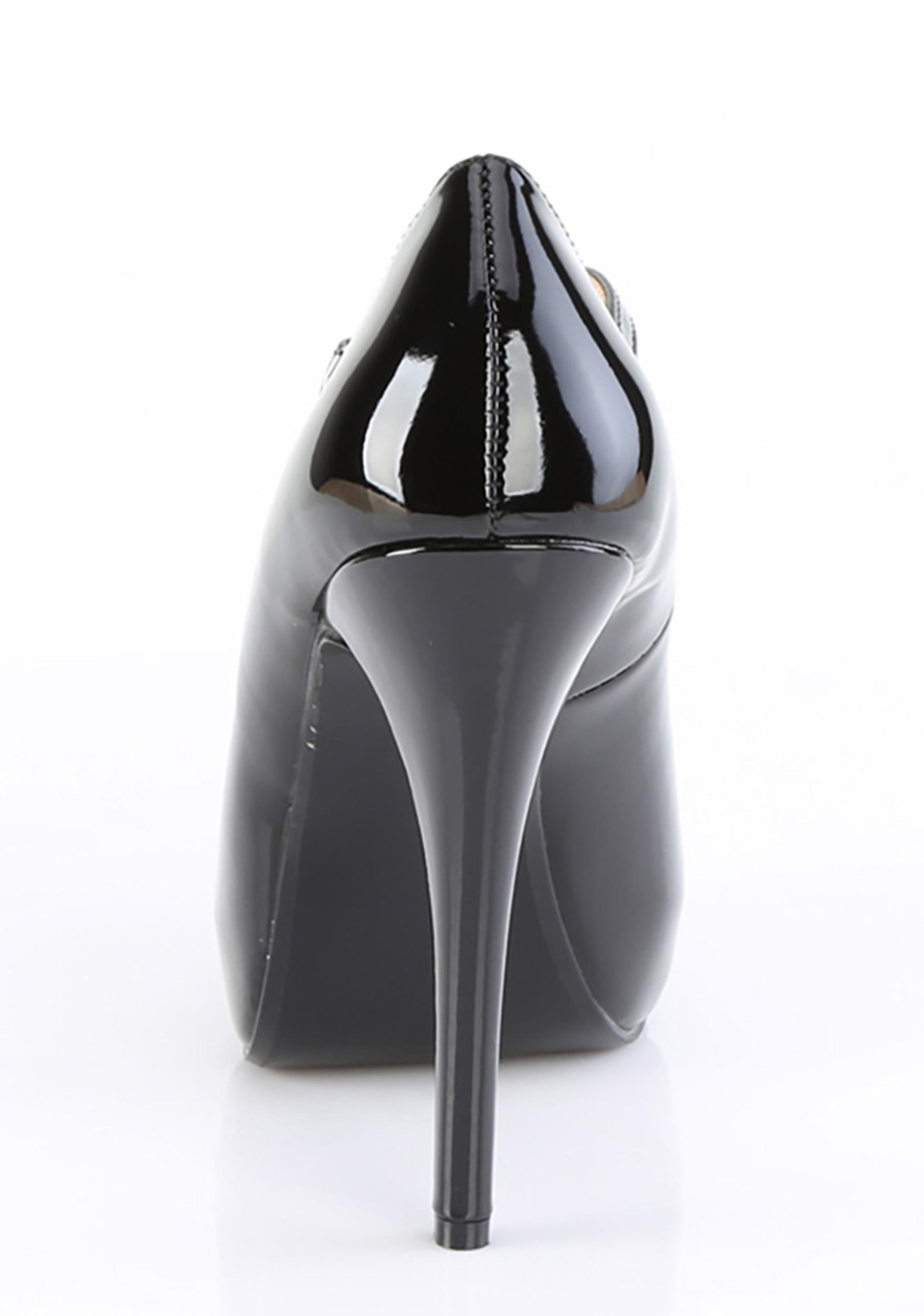 Pleaser Vinyl Chloe-02 Platform Mary Janes - Black Product Image