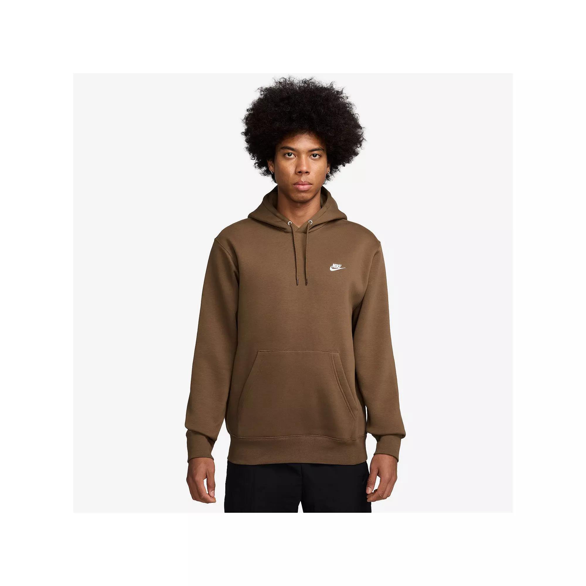 Big & Tall Nike Club Pull-Over Fleece Hoodie, Men's,  Product Image