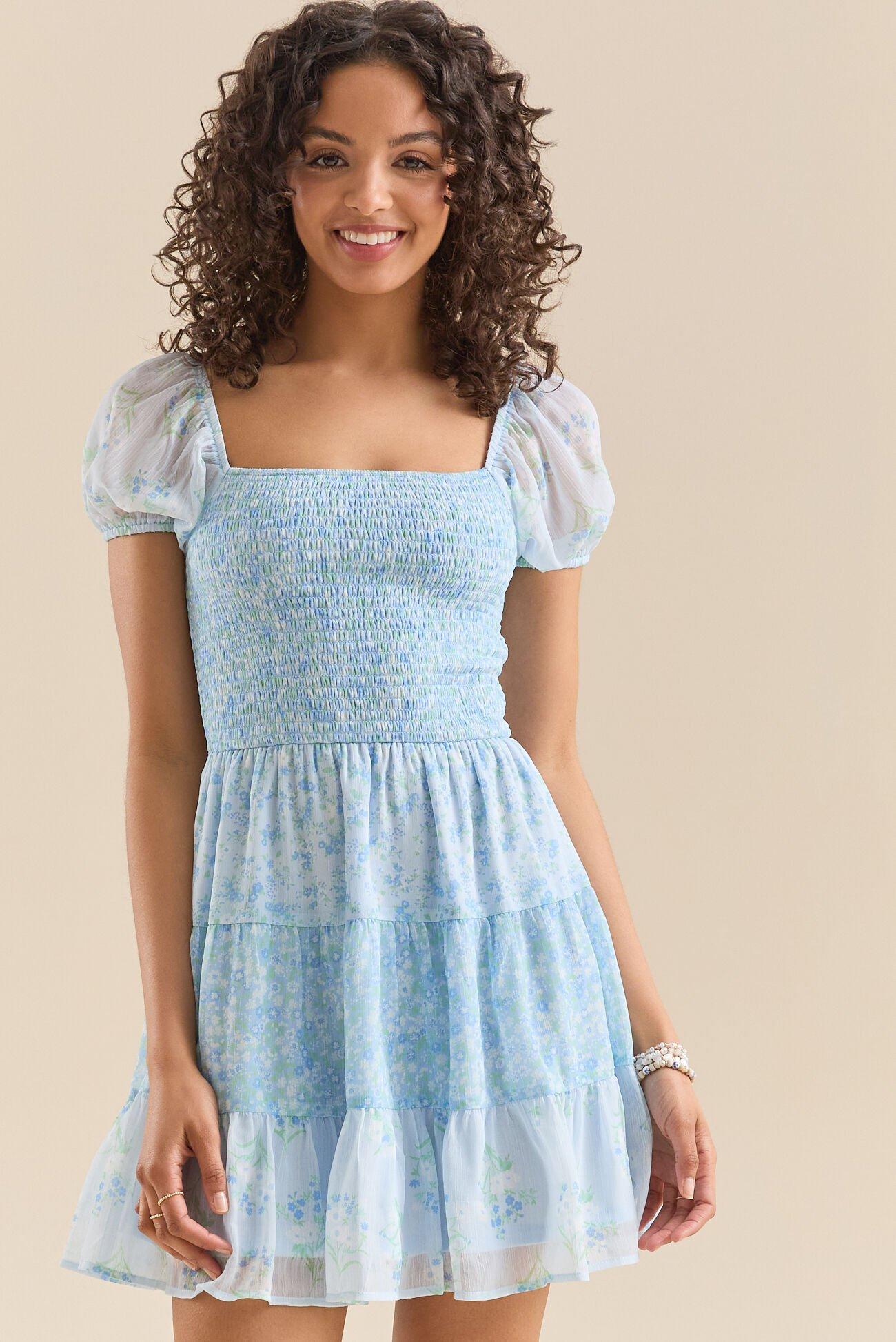 Emory Floral Mini Dress Product Image