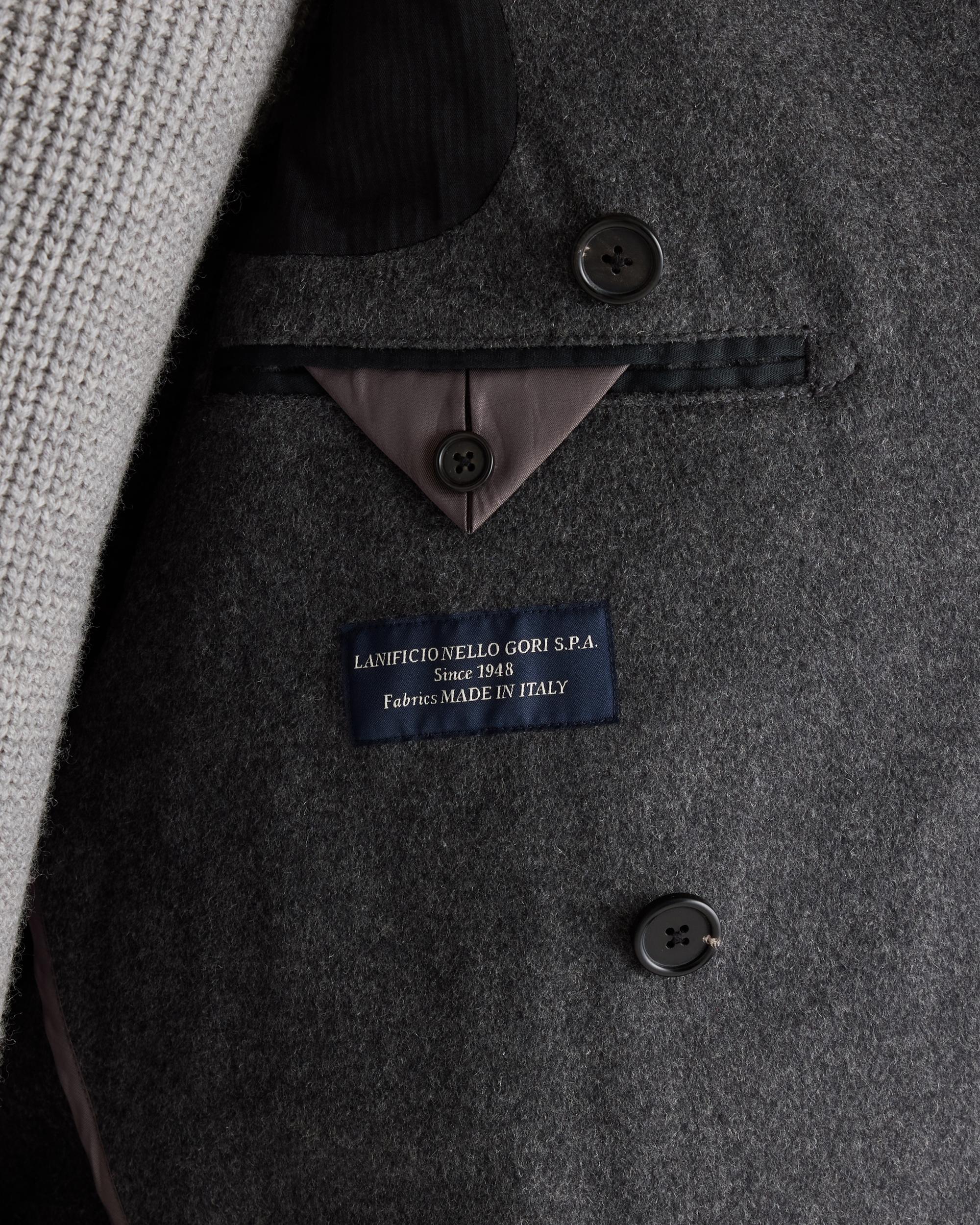 Quince | Men's Italian Wool Double-Breasted Officer Topcoat Wool/Nylon Product Image